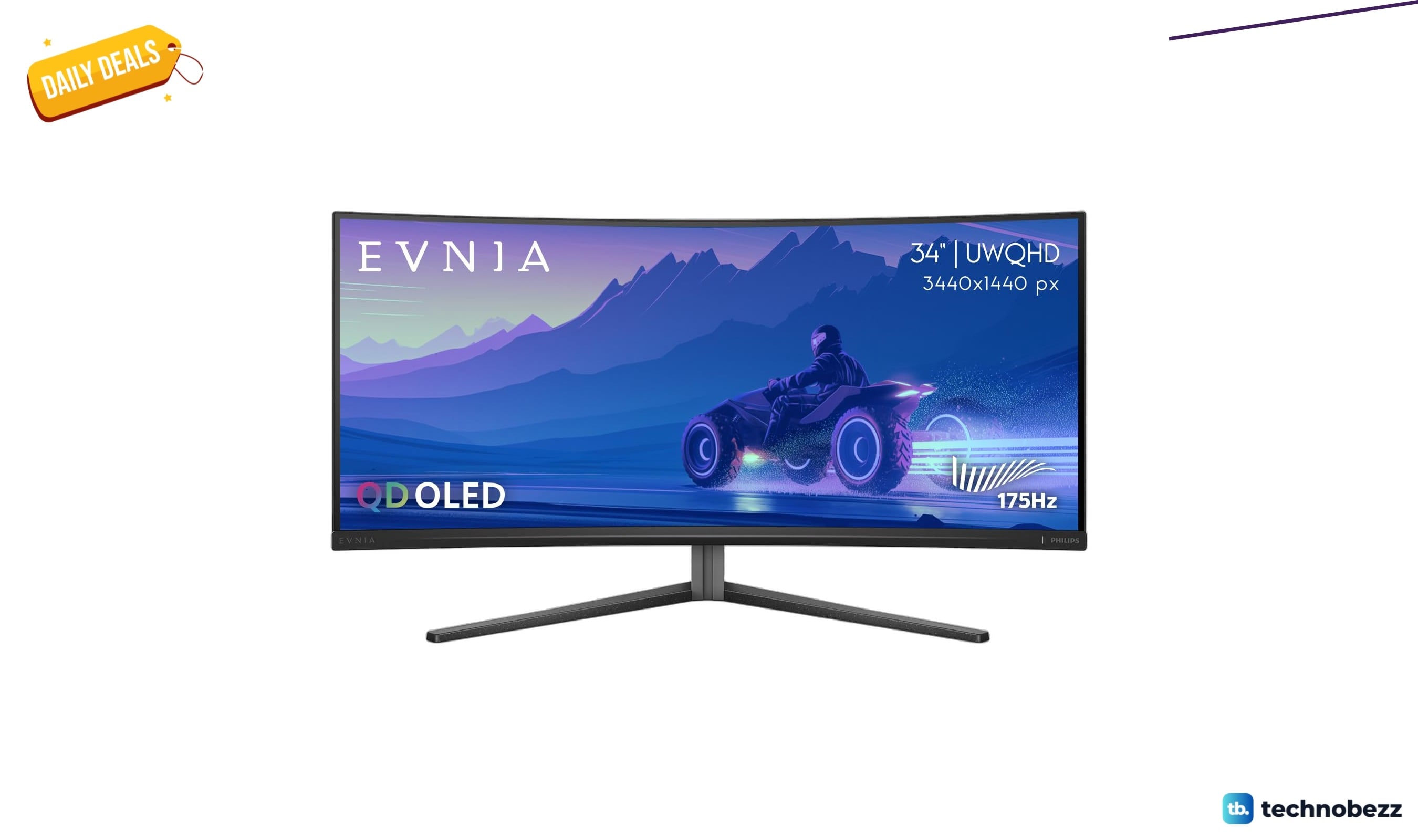 Philips Evnia 34M2C6500 QD OLED Curved Gaming drops to $549.99 on Amazon
