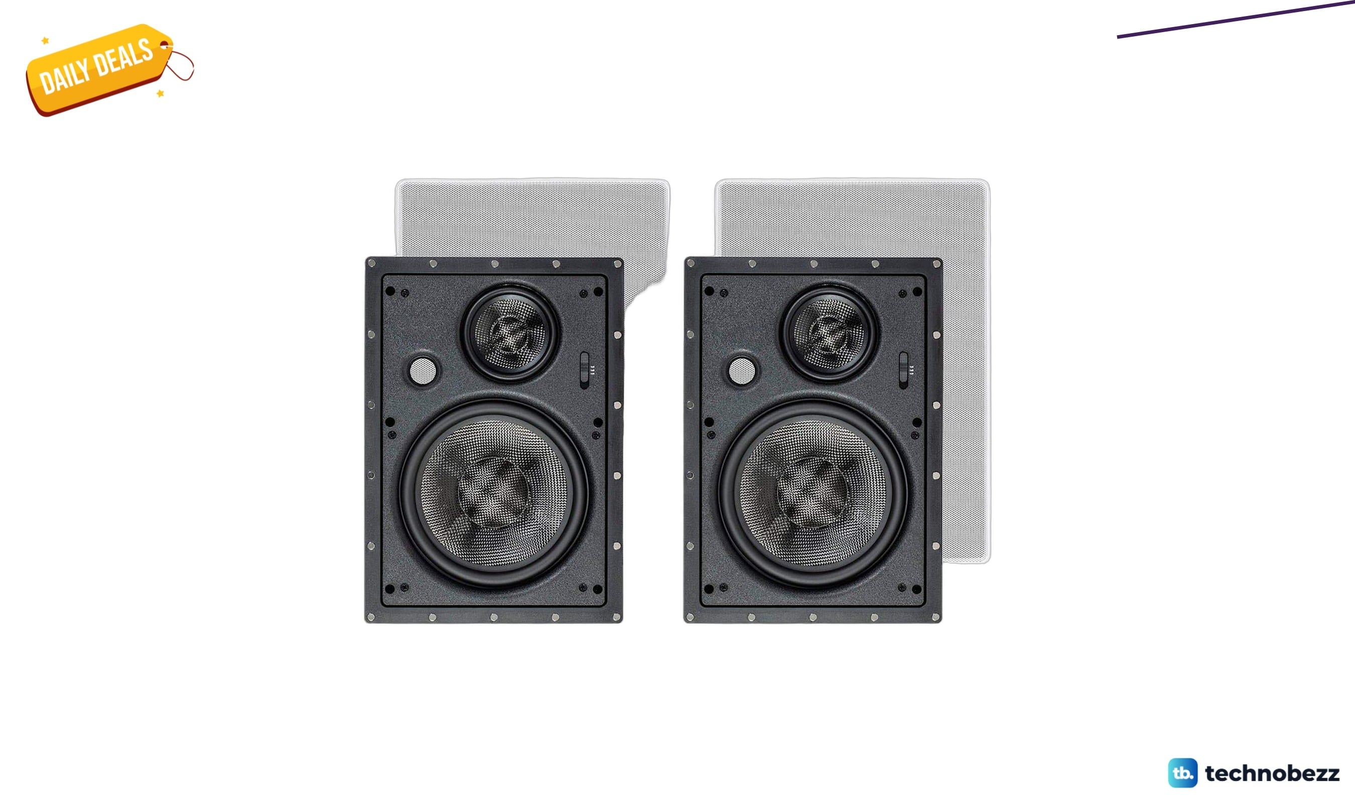 Monoprice 3-Way In Wall Speaker pair hits new low at $167.51