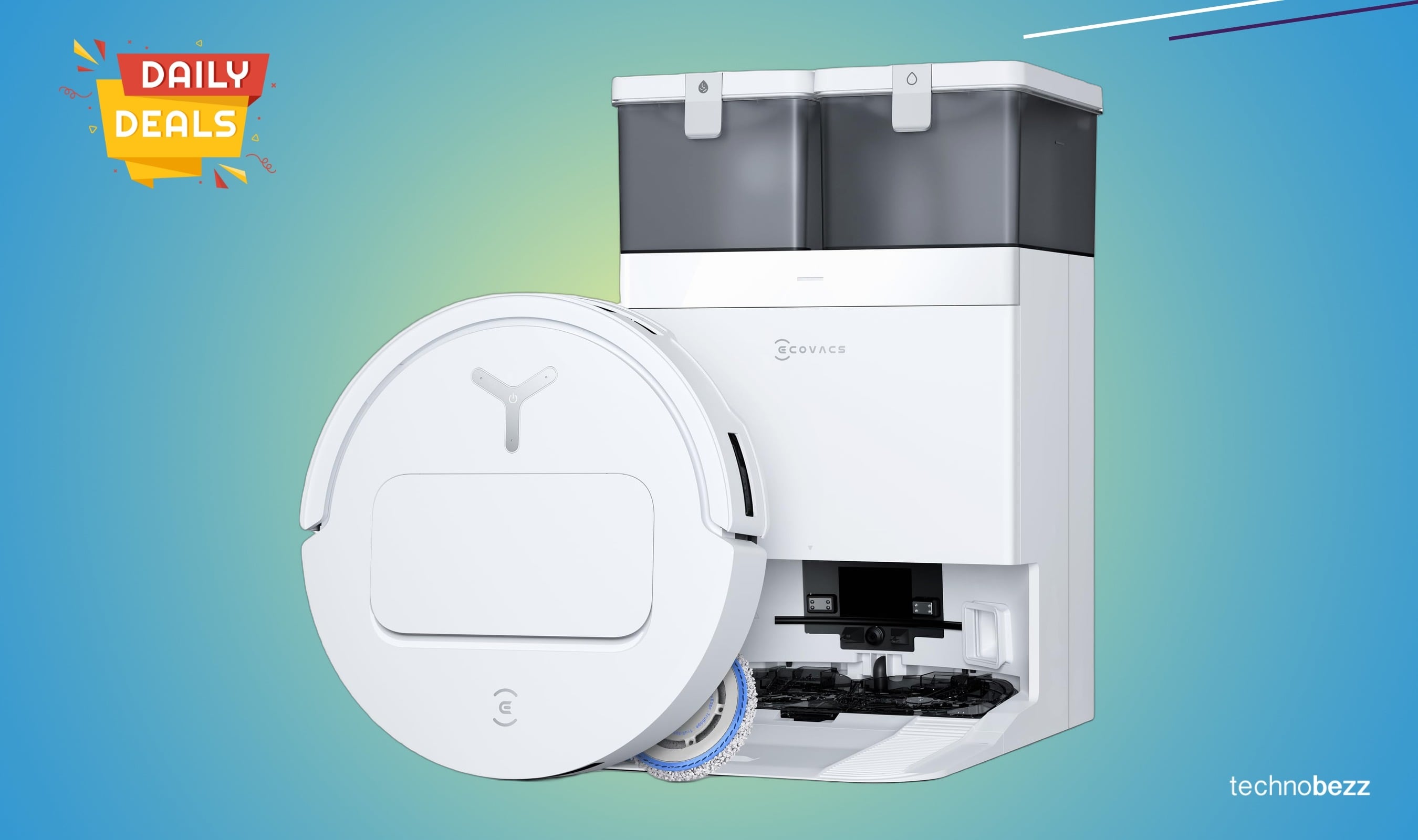 ECOVACS DEEBOT T50 PRO Omni Robot Vacuum drops to $399