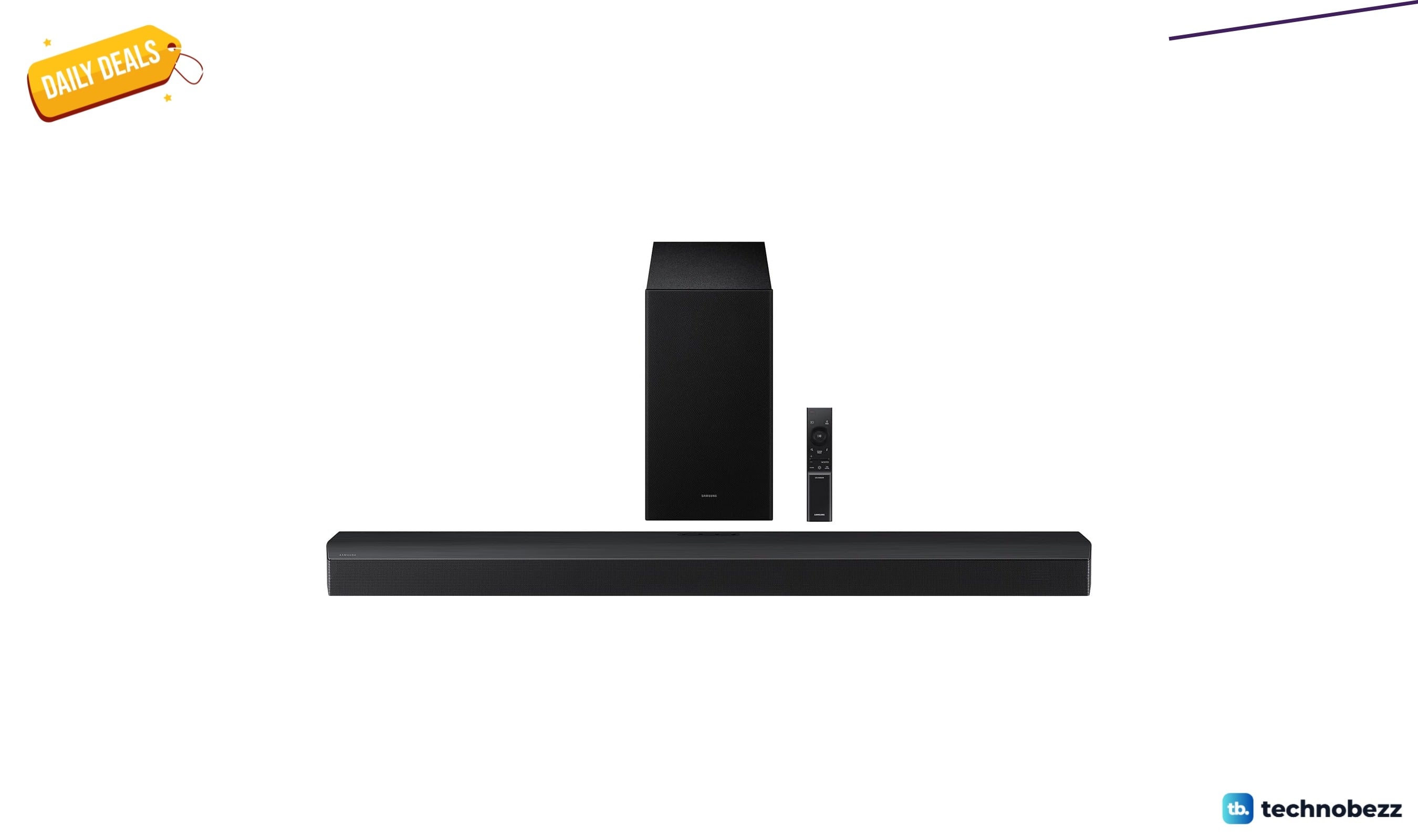 Samsung B-Series Soundbar HW-B750F 5.1 ch Subwoofer drops to $347.99