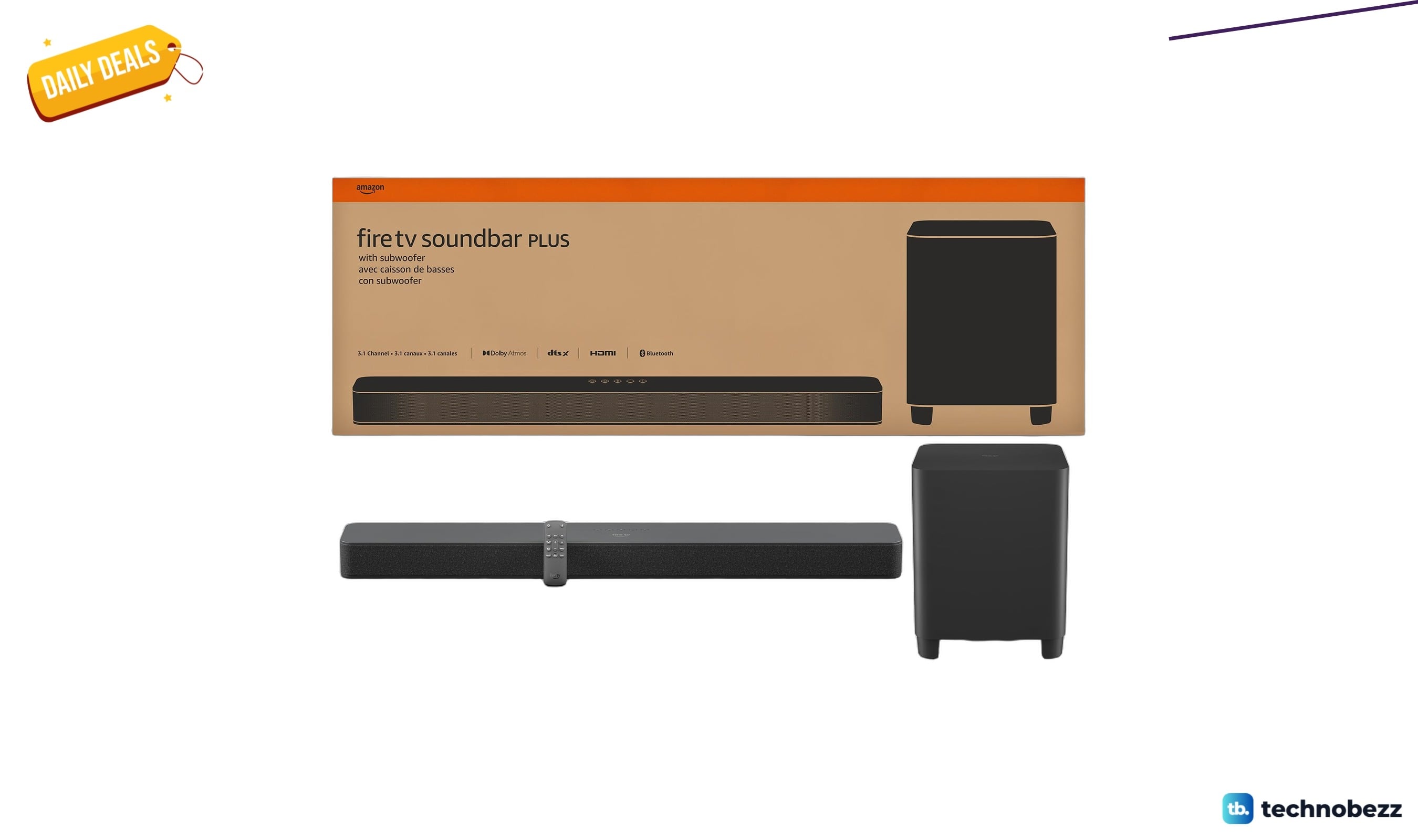 Amazon Fire TV Soundbar Plus drops to $289.99 with Dolby Atmos
