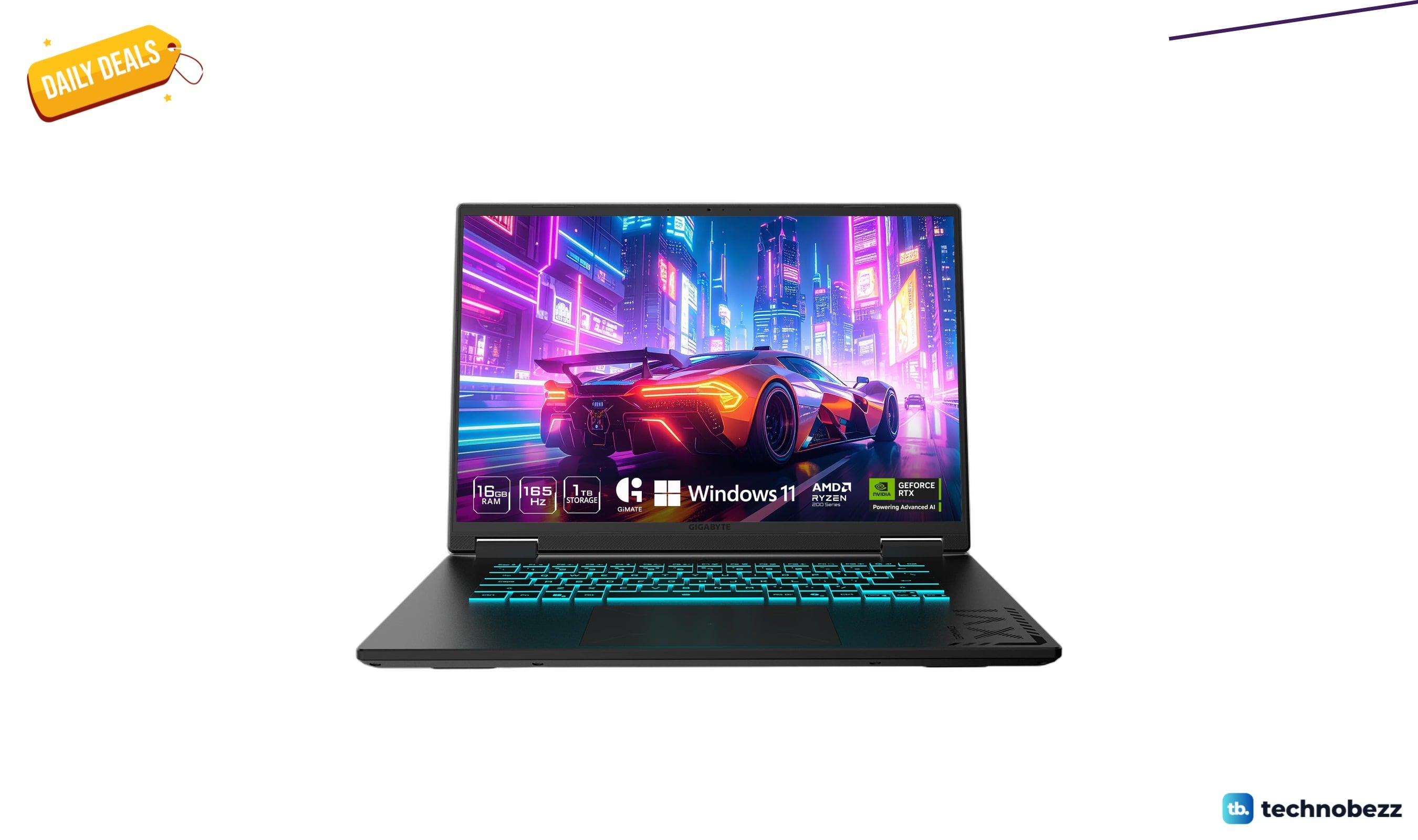 GIGABYTE Gaming A16 with 165Hz display drops to $1229.30 on Amazon