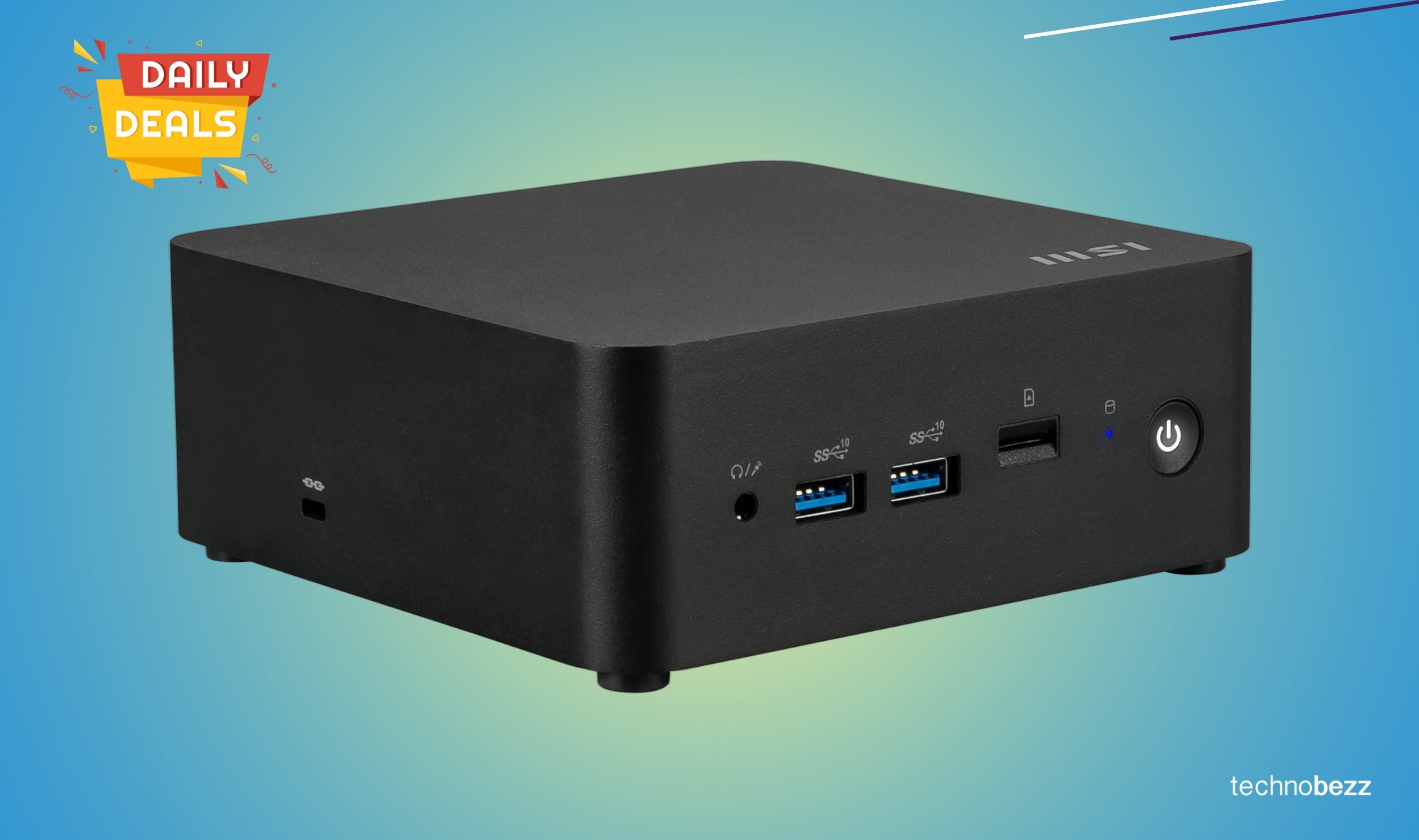 MSI Cubi NUC Desktop with Intel Core 3-100U drops to $549