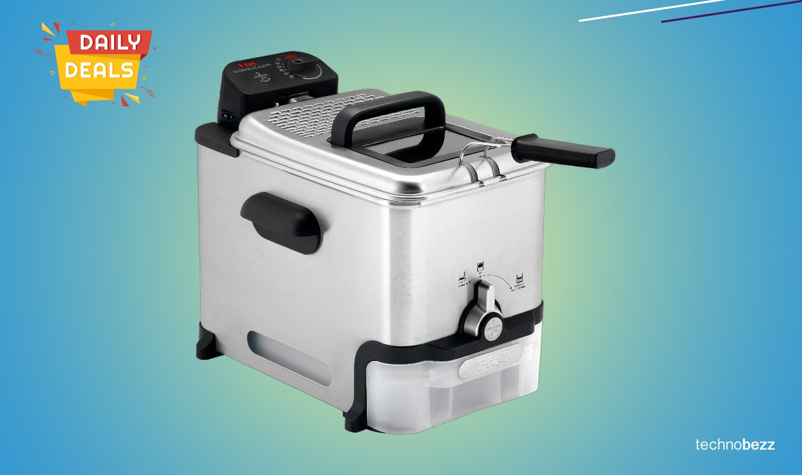 T-fal 3.5L Stainless Steel Deep Fryer drops to $119.99