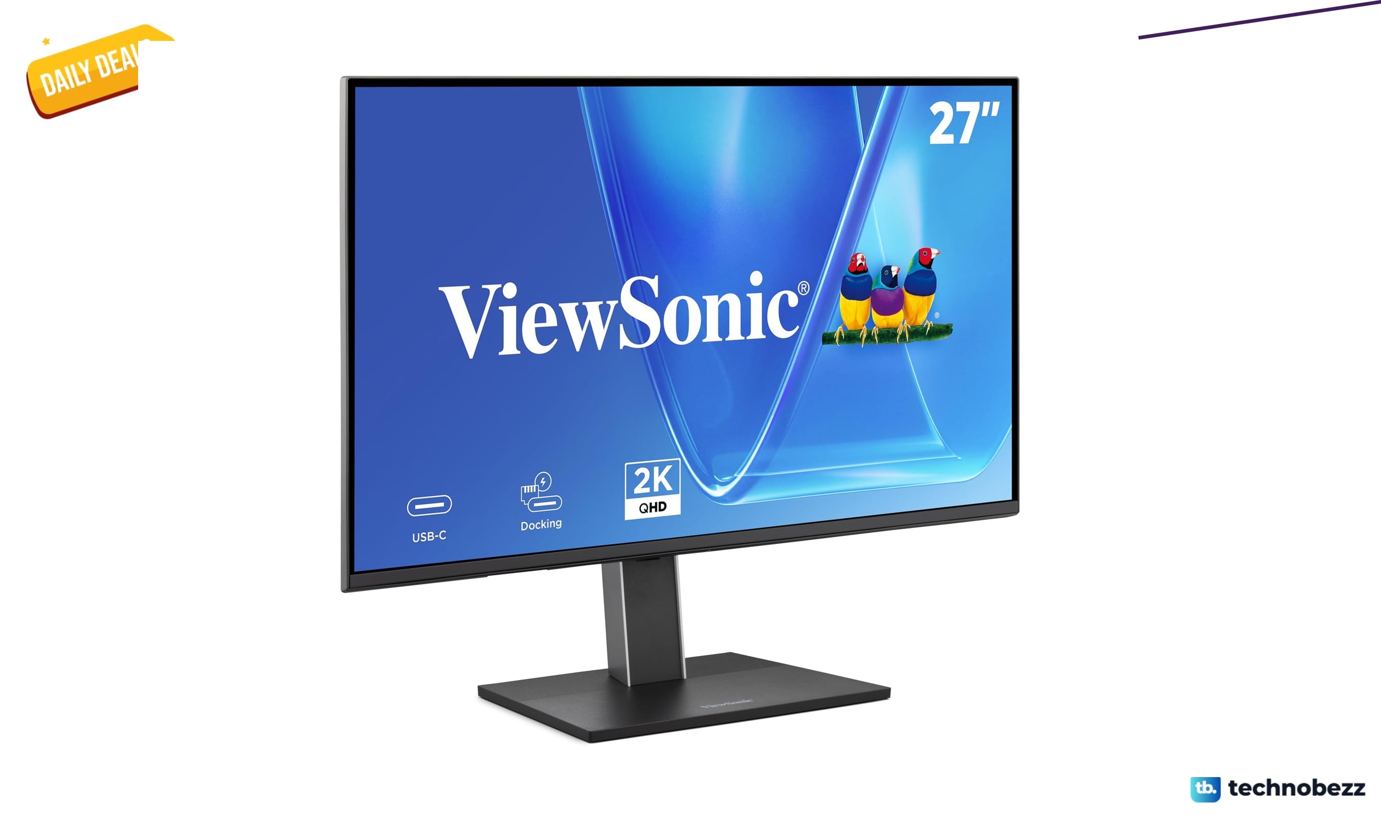 ViewSonic VG2758-2K 27 1440p Docking Monitor drops to $289.00 on Amazon
