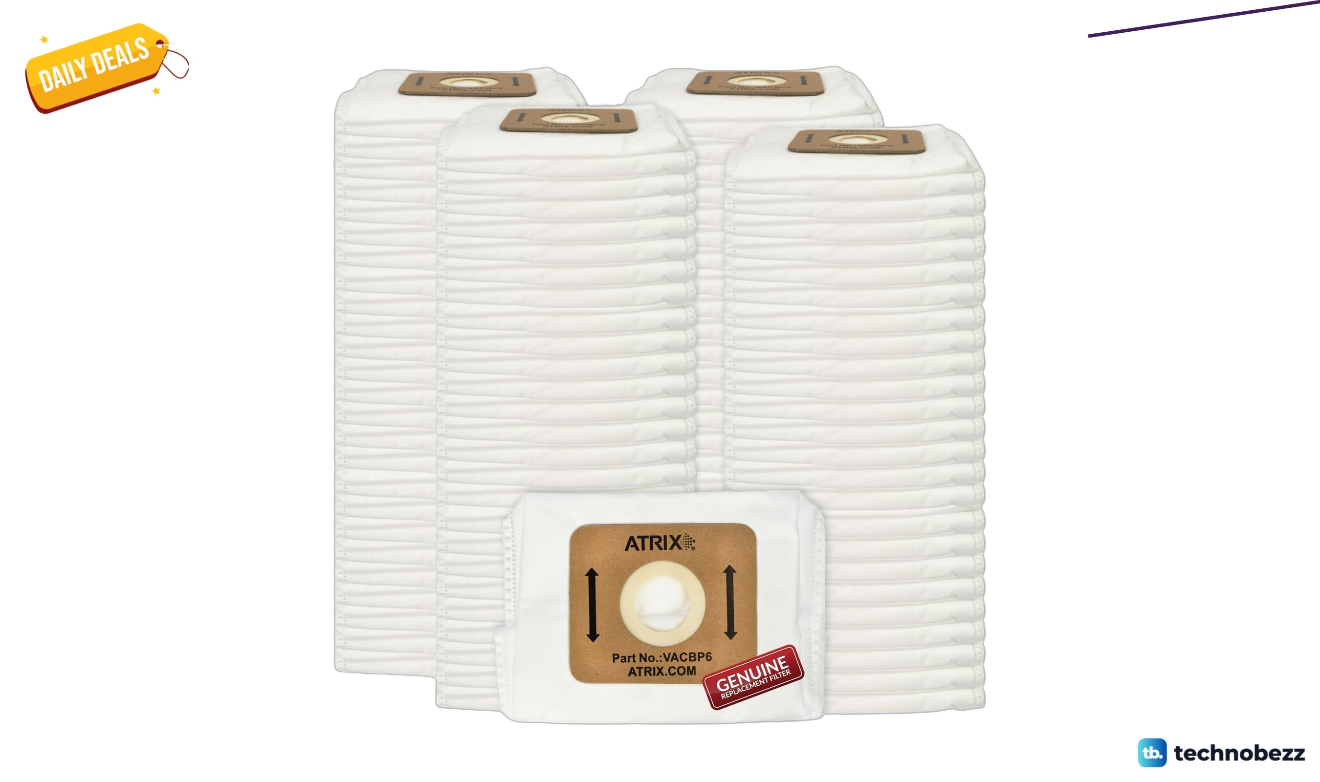 Atrix VACBP6-100P Replacement HEPA Filters drops to $221.56 on Amazon