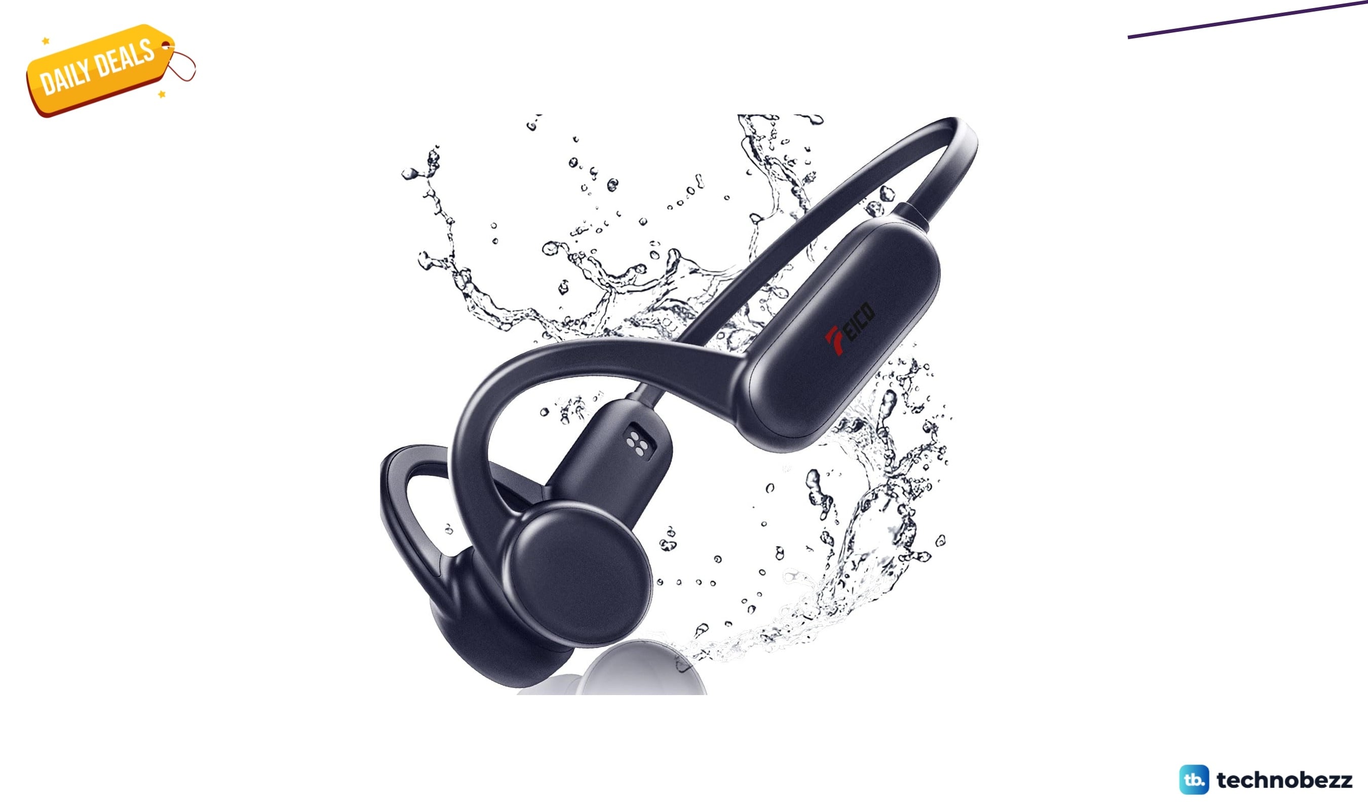 FEICO Bone Conduction Headphones discounted to $39.99 for swimmers