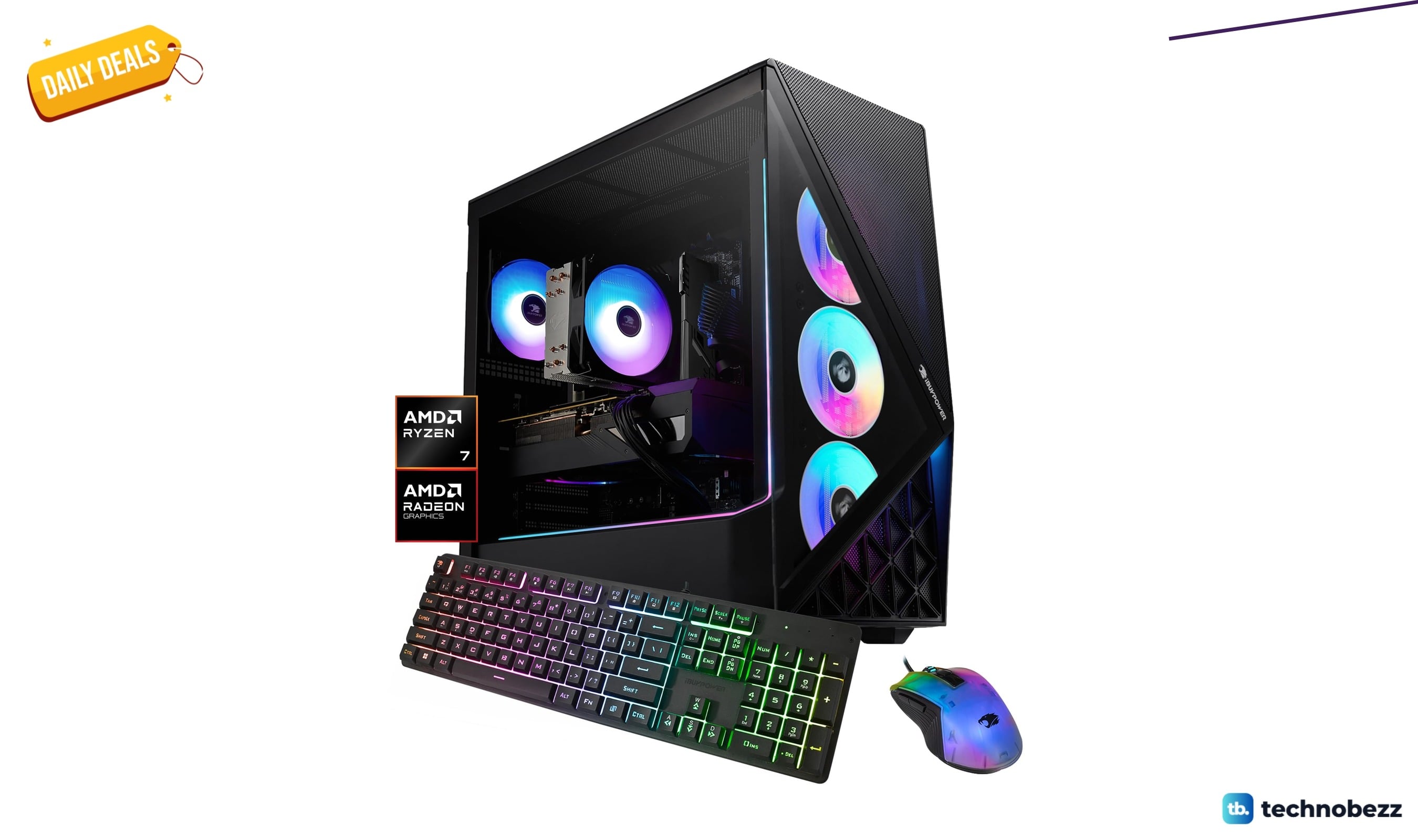 iBUYPOWER Slate Gaming PC with AMD Ryzen 7 drops to $1399.99