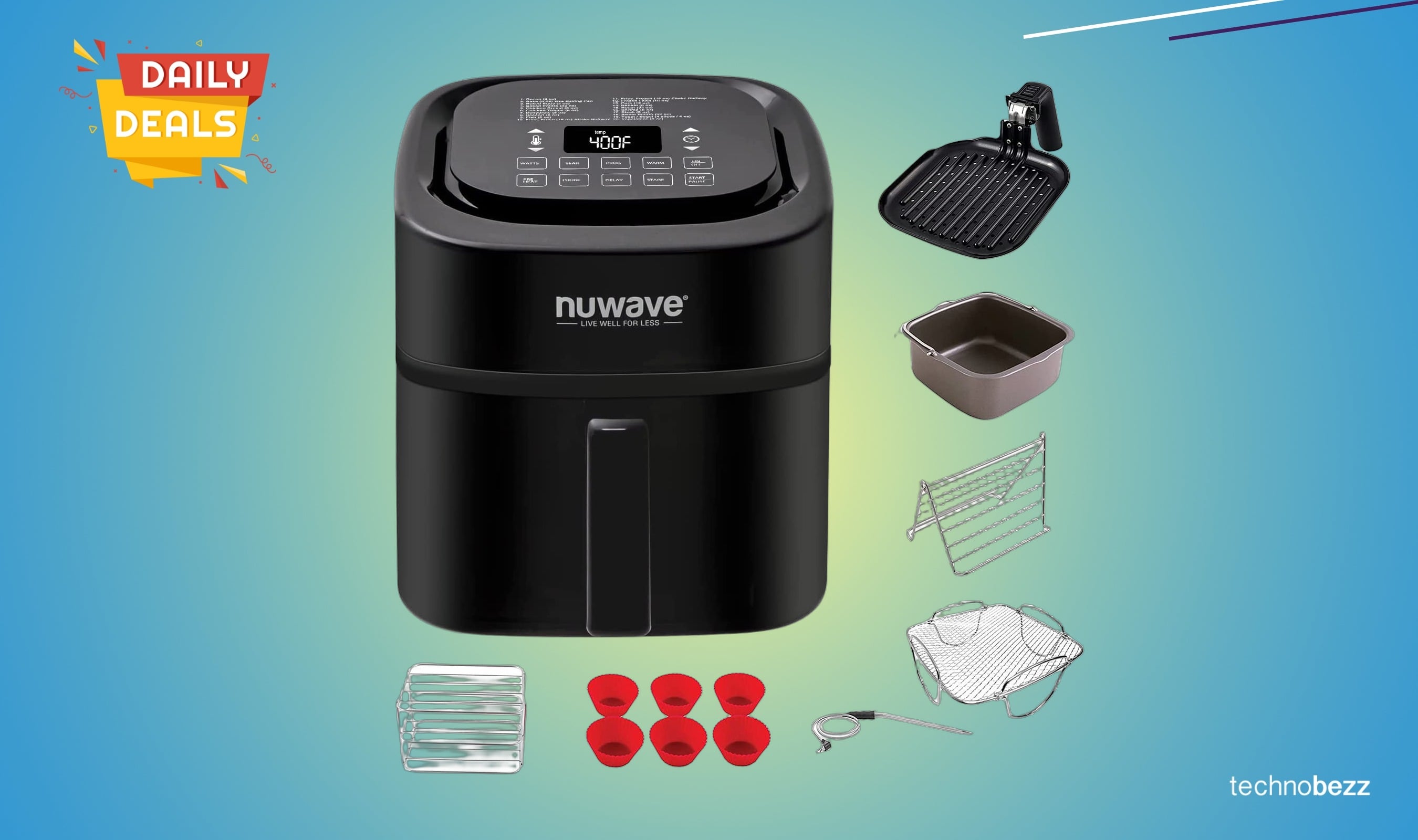 Nuwave Brio 6-Quart Smart Air Fryer drops to $110.49