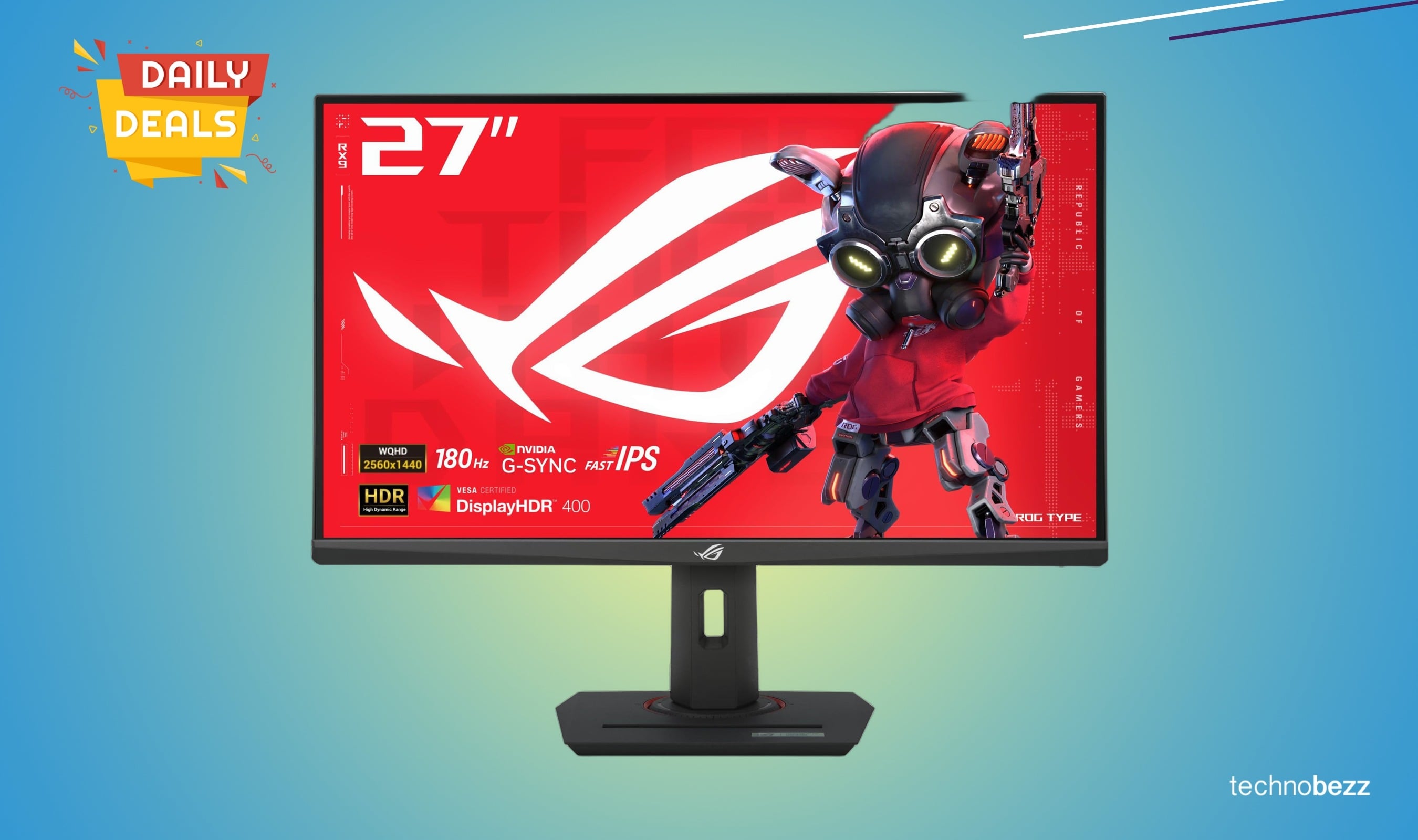 ASUS ROG Strix 27-inch QHD gaming monitor drops to $199