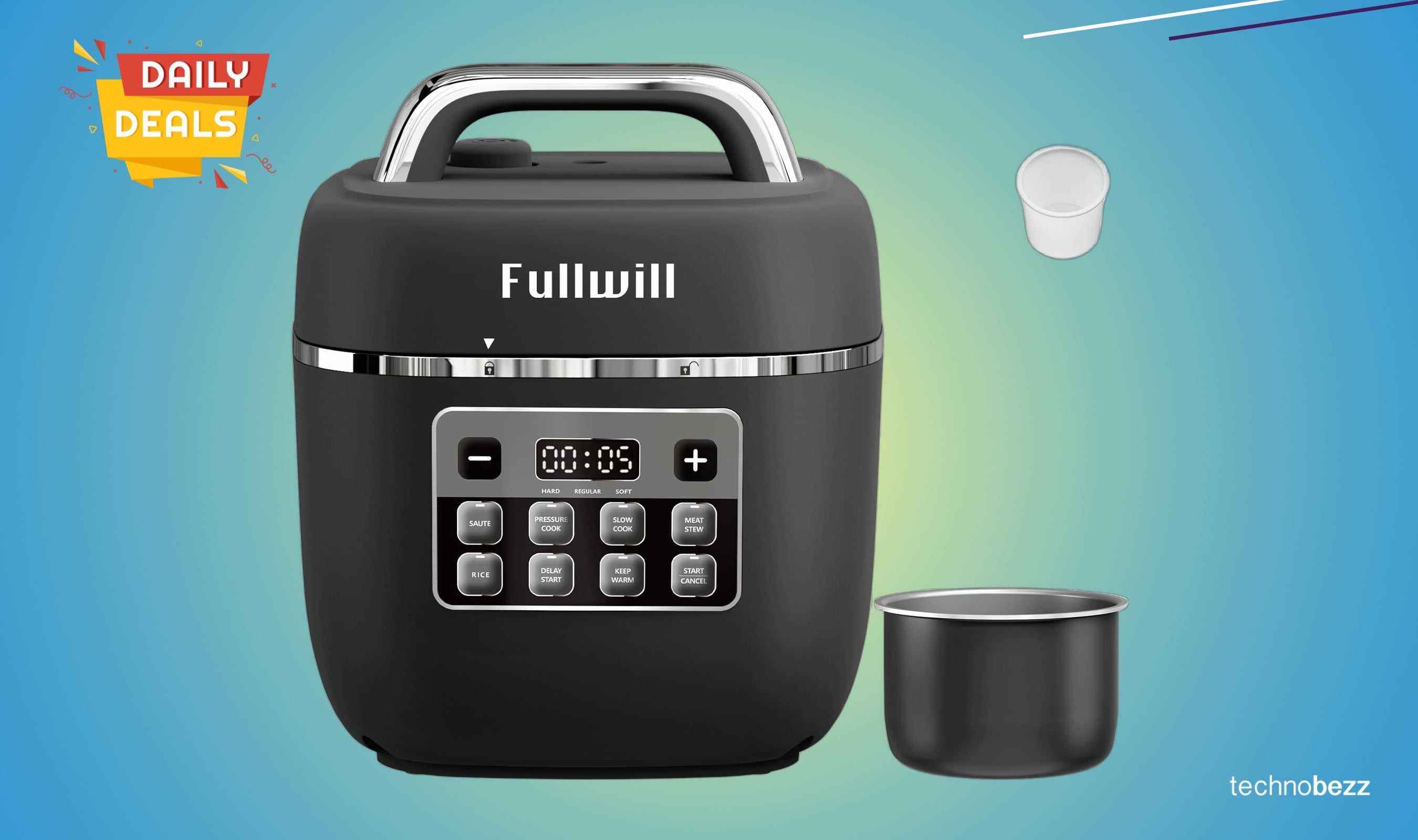 Fullwill Electric Pressure Cooker Lite drops to $49.98 on Amazon
