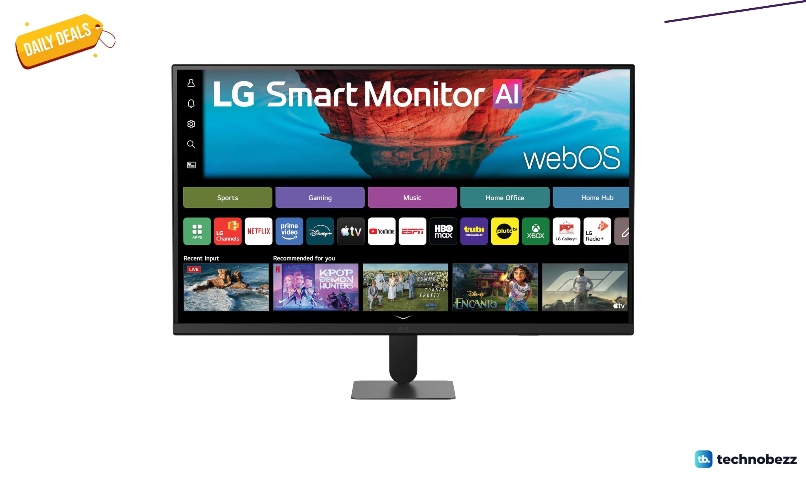 LG 32U701SB-B Smart 4K UHD Professional Monitor drops to $290.23