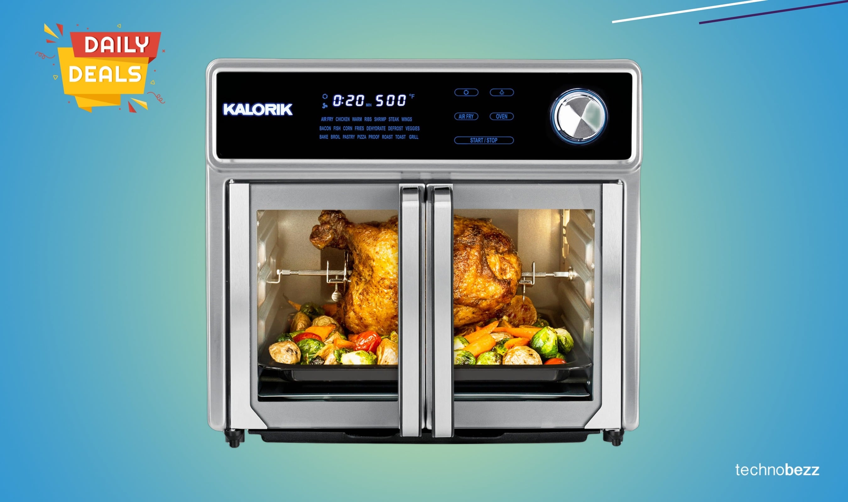 Kalorik Air Fryer Oven Grill MAXX 26-Quart now available for $138.90