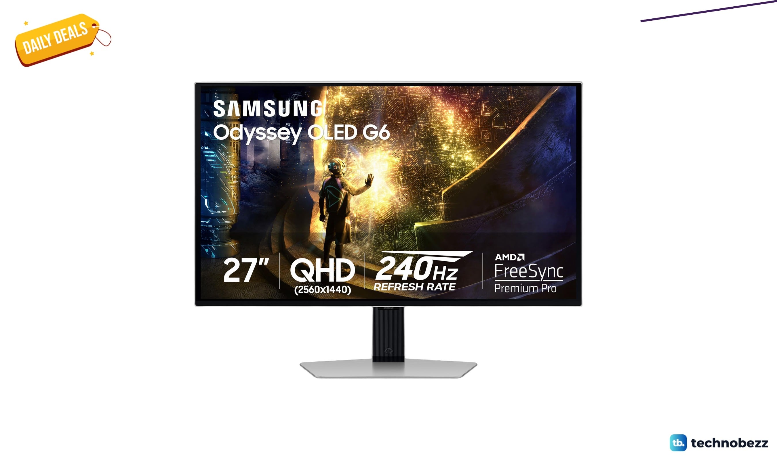 Samsung 27” Odyssey OLED G6 QHD & discounted to $579