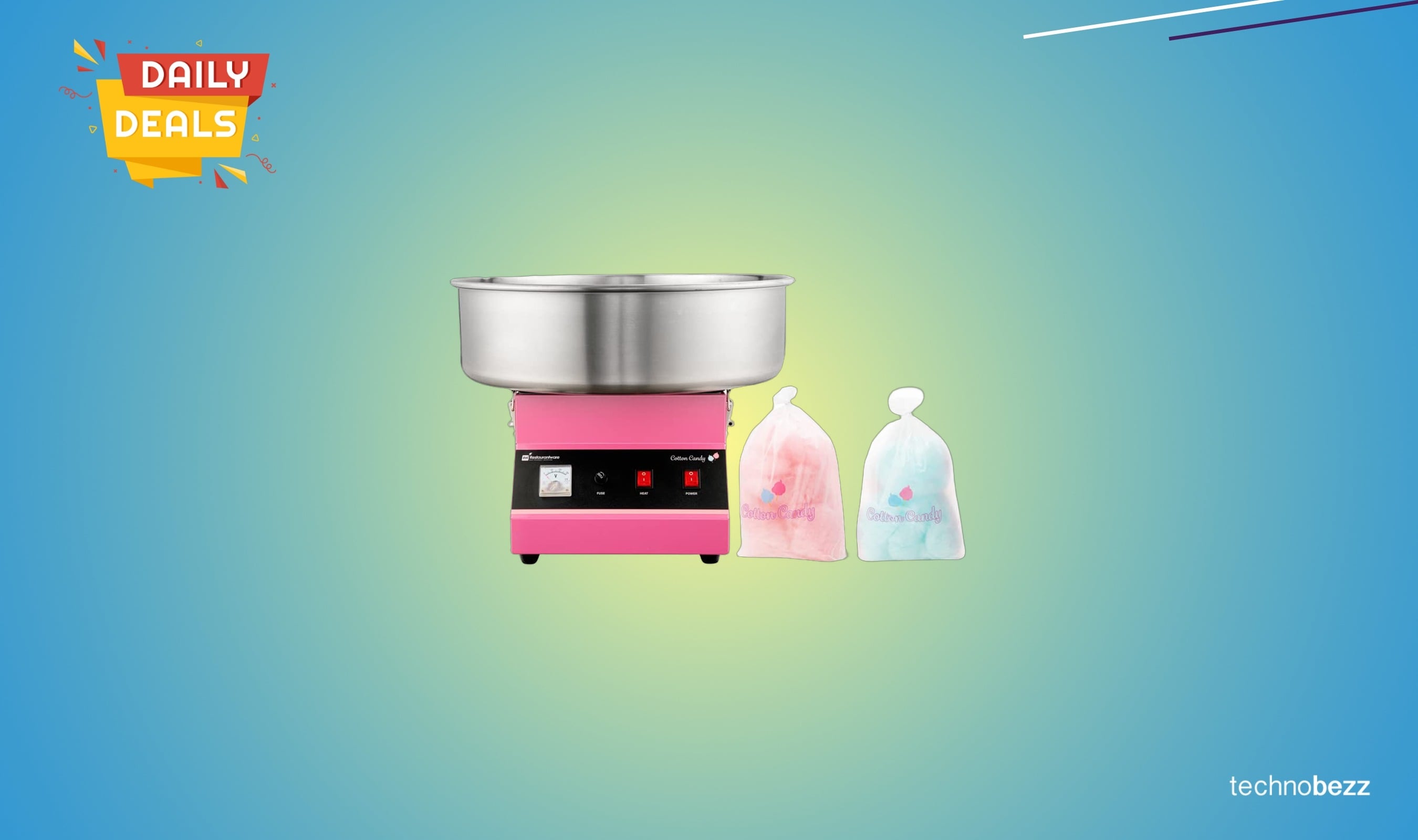Restaurantware Hi Tek 21 Cotton Candy Machine drops to $442.11