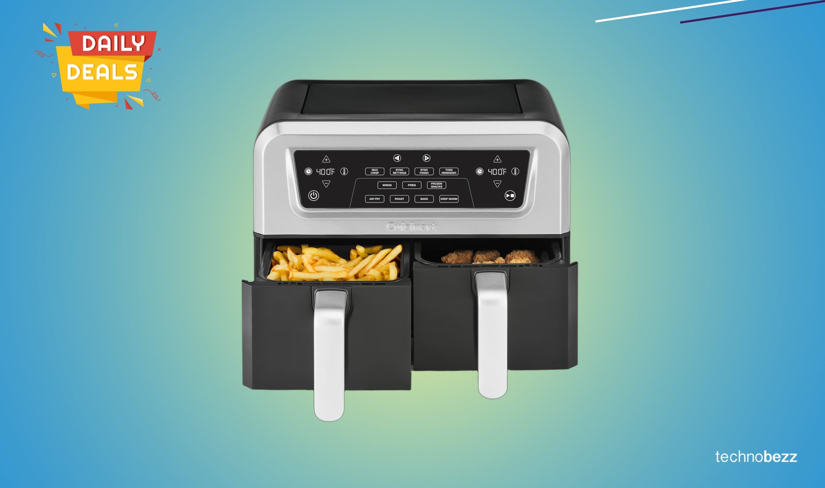 Cuisinart Dual Basket Air Fryer drops to a new low price of $99.95