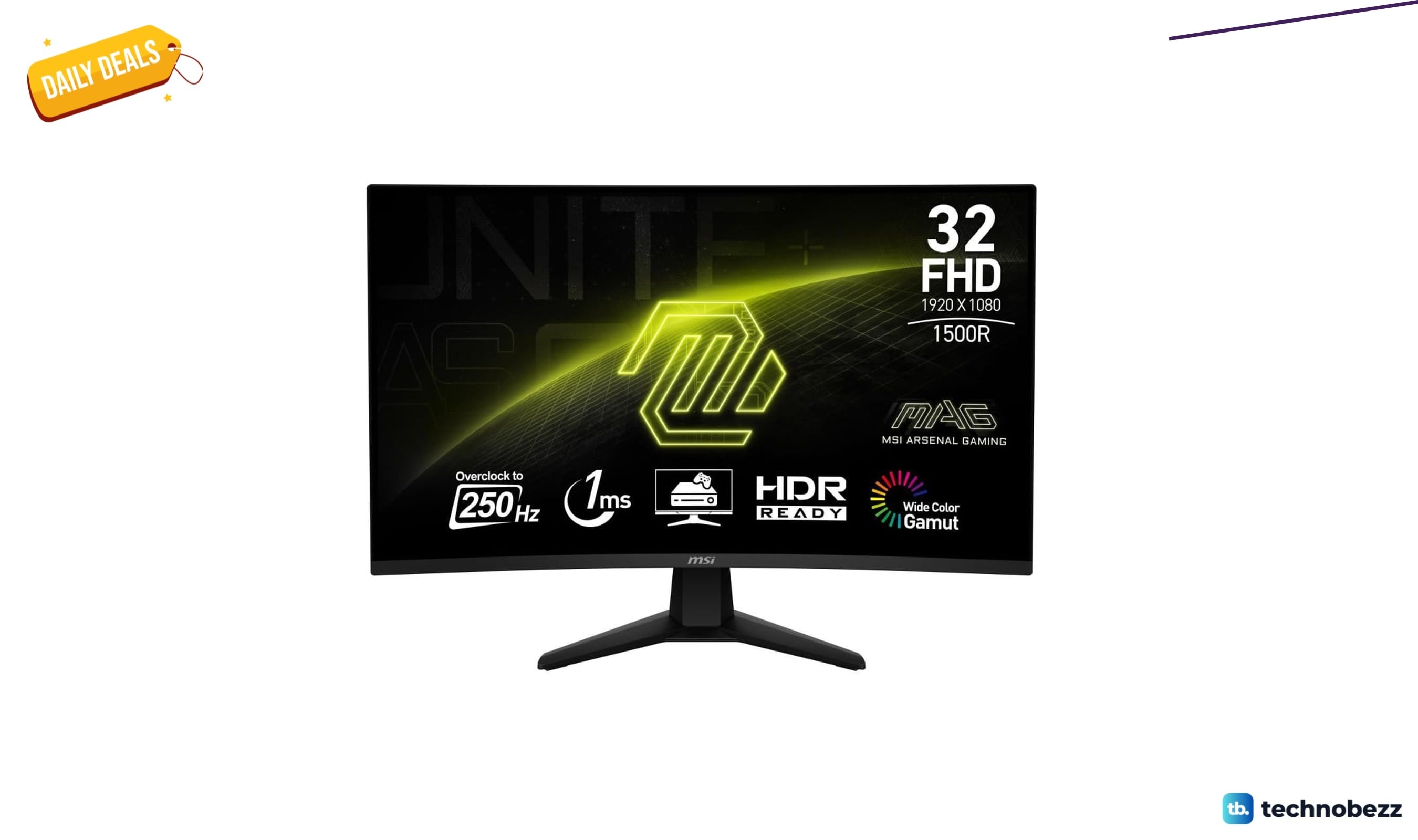 MSI MAG 32C6X 1080p Curved Gaming Monitor Drops to $169.99 on Amazon