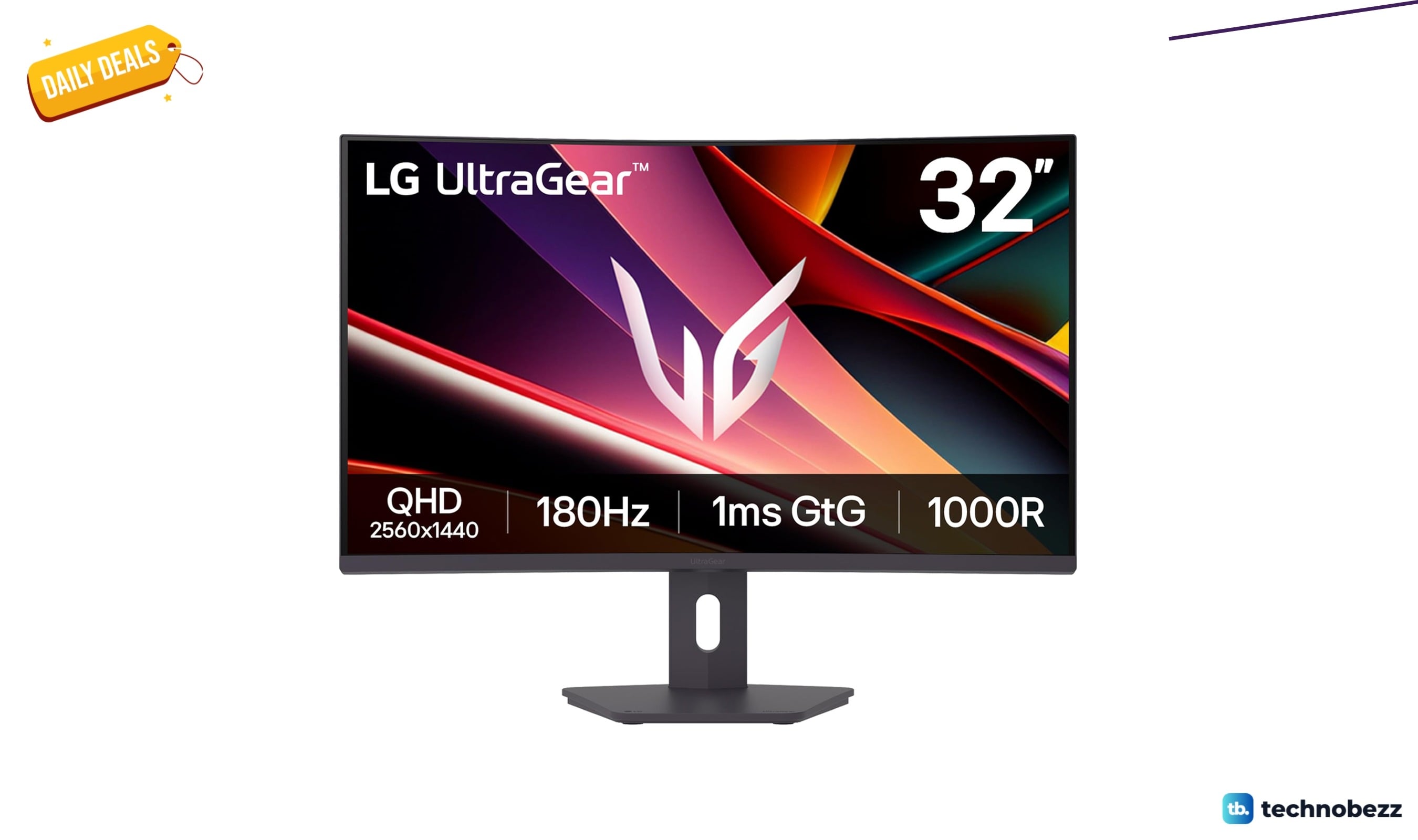 LG Ultragear 32-inch curved QHD gaming monitor drops to $199.99 at Amazon