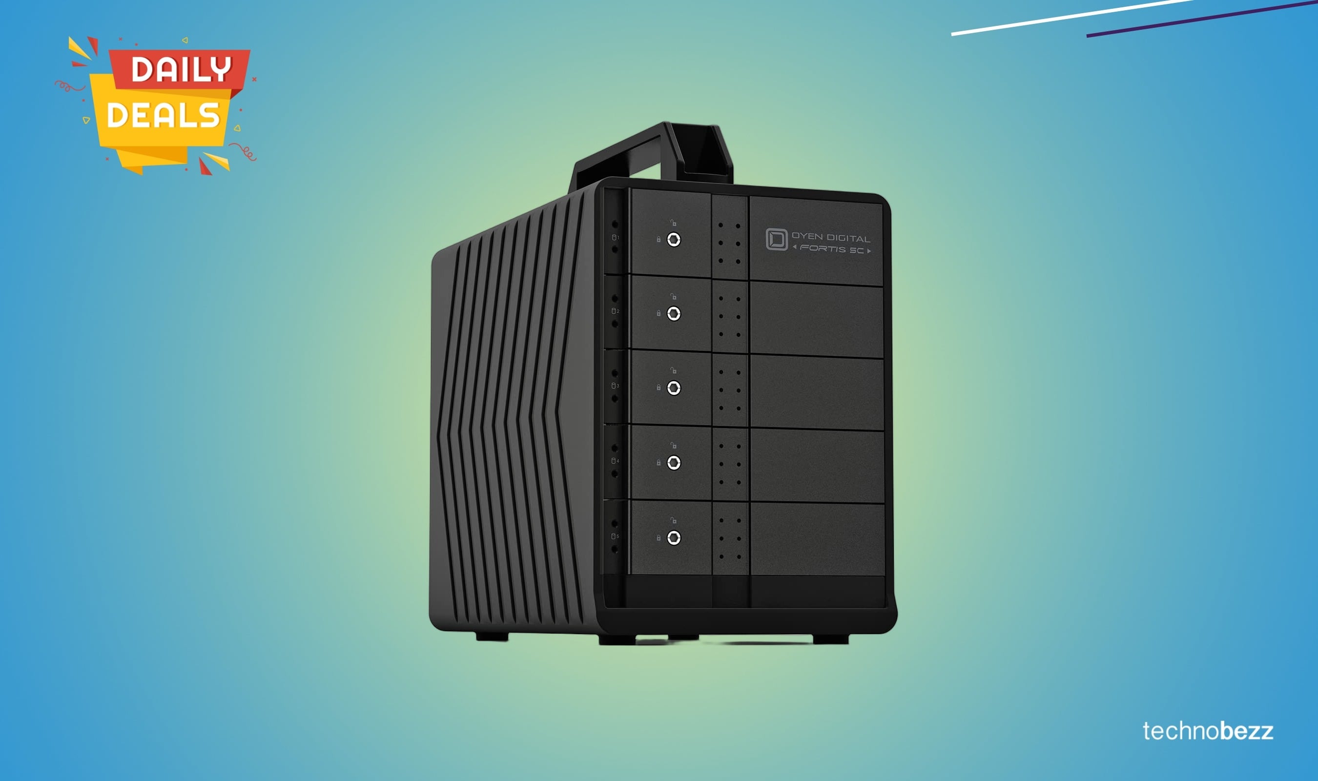Oyen Digital Fortis 5C 5-Bay External Storage Drops to $2998.92