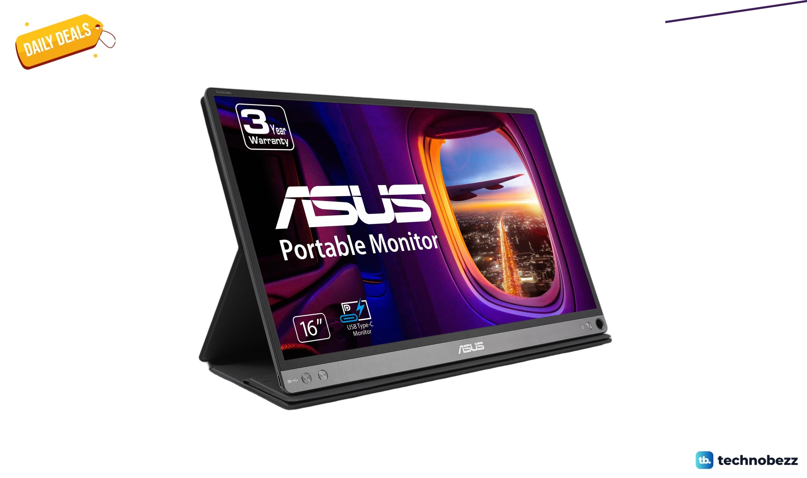 ASUS ZenScreen 15.6 inch 1080P Portable USB Monitor drops to $169