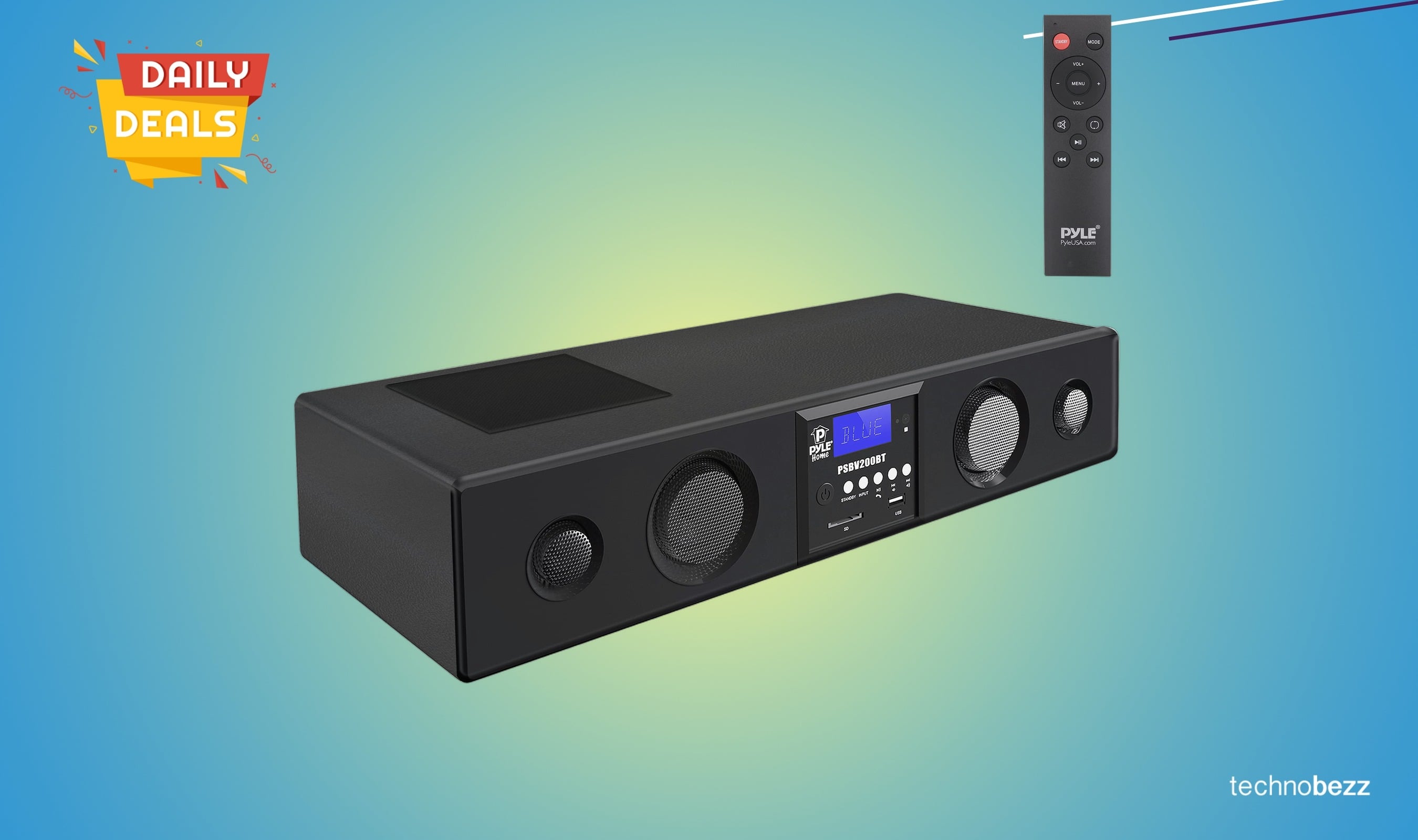 Pyle 3D Surround Bluetooth Soundbar drops to a new low price of $128.93