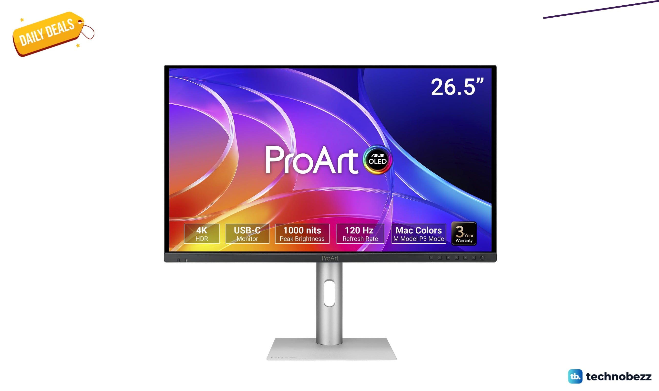 ASUS ProArt Display 27" 4K OLED USB-C drops to $599 on Amazon