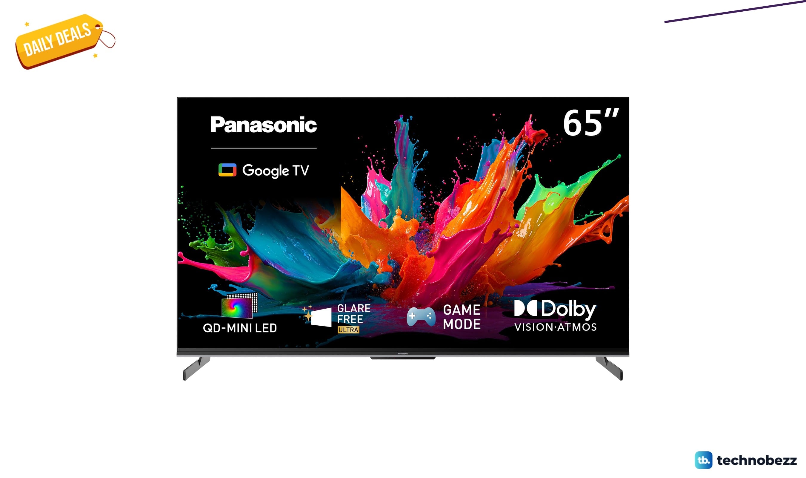 Panasonic W85 65-inch QD-Mini LED 4K UHD slips to $549.99