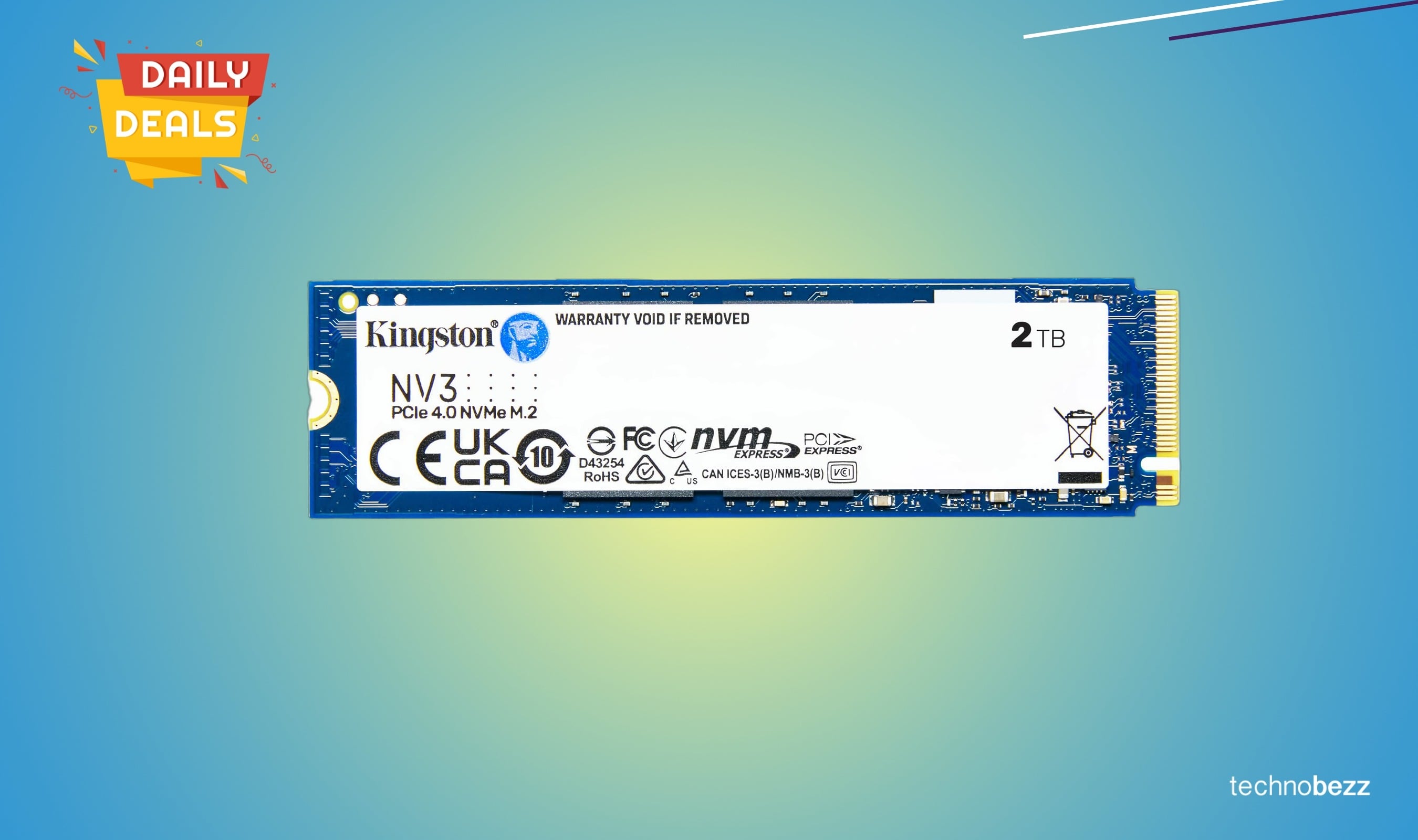 Kingston NV3 M.2 2280 NVMe SSD drops to $250.76