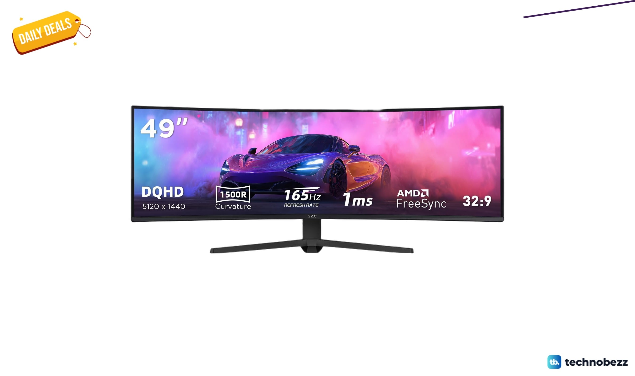 Exovyn Z49H 49-inch 5K ultrawide gaming monitor drops to $499.96 on Amazon