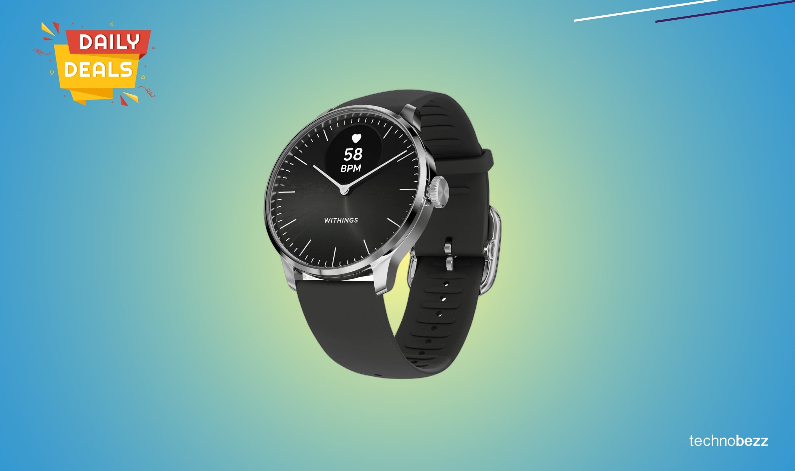 Withings ScanWatch Light hybrid smartwatch drops to $212.95