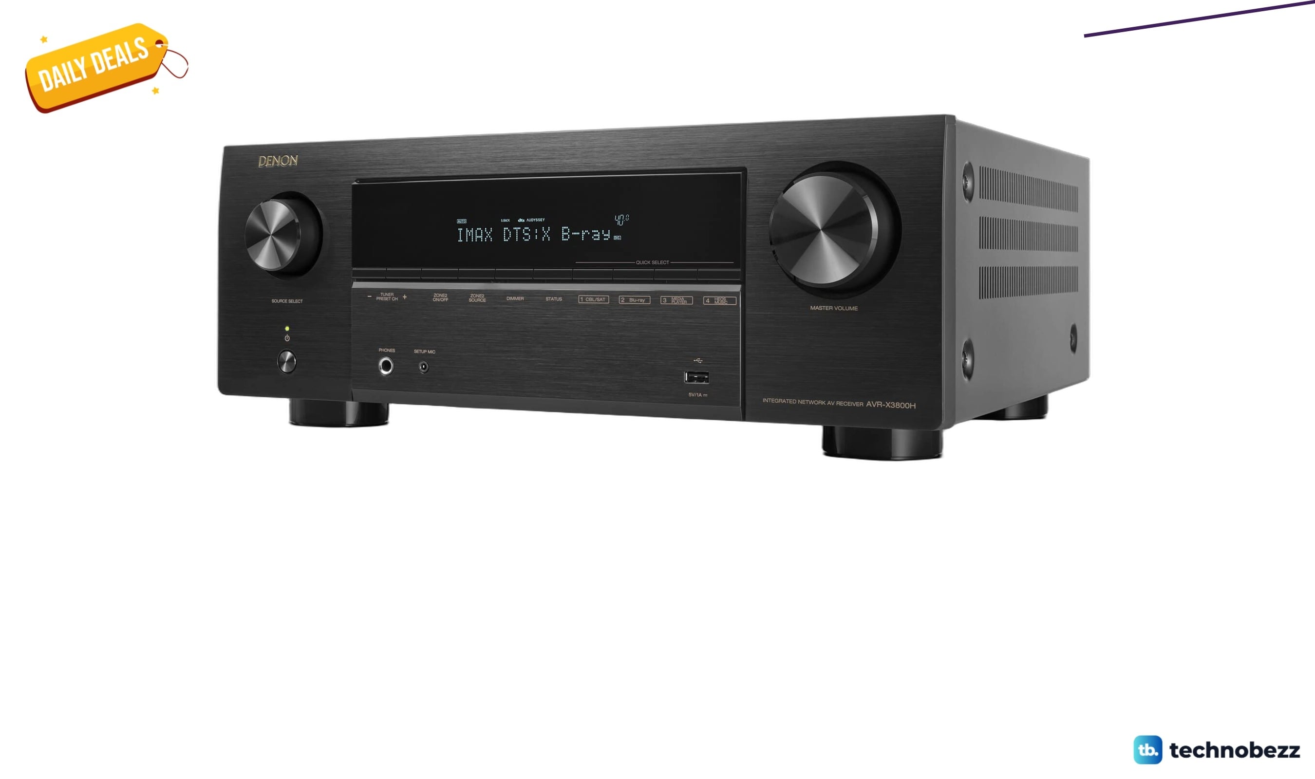Denon AVR-X3800H 9.4-Ch 8K UHD AVR Home drops to $1673.07