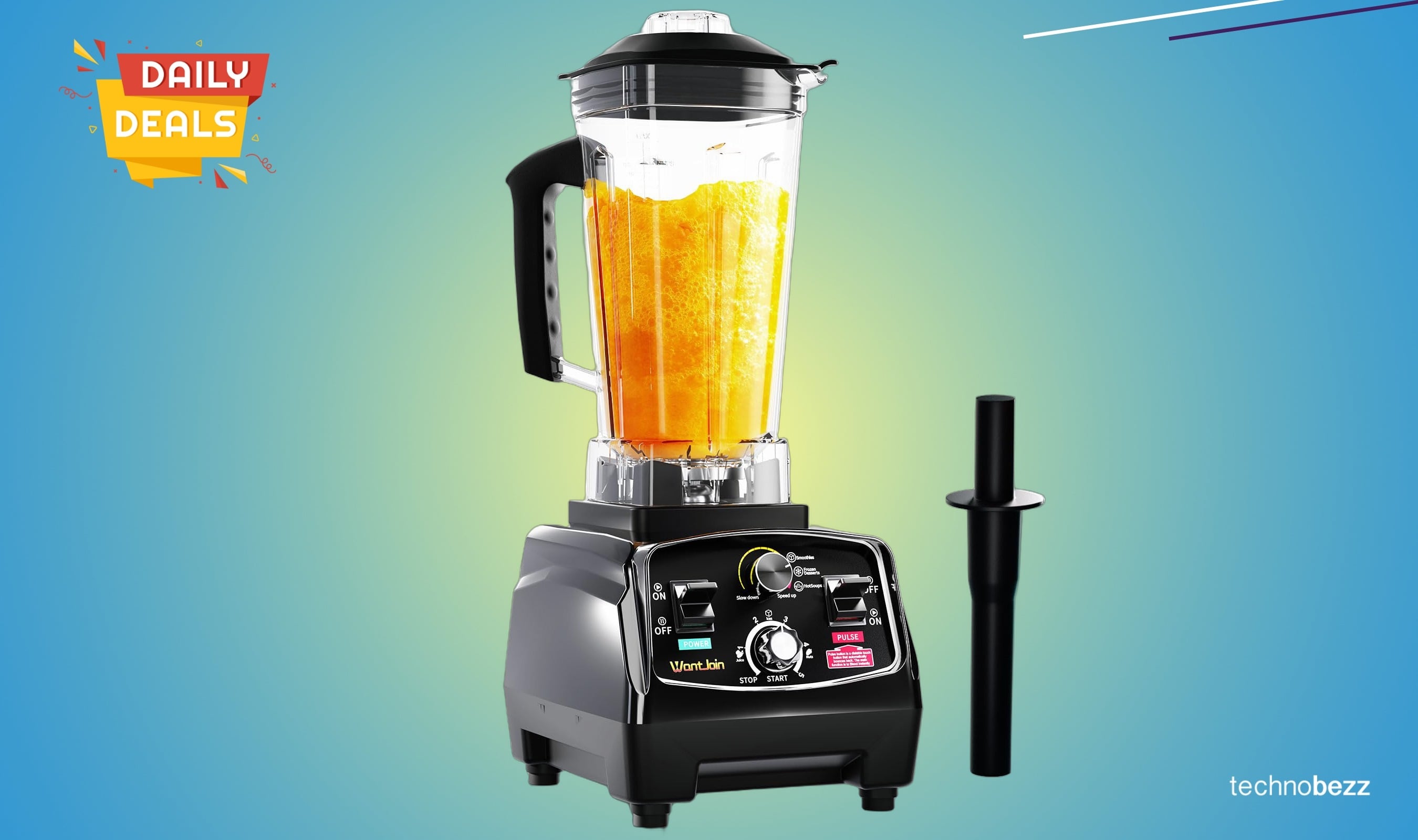 WantJoin Professional Blender drops to a new low price of $71.10