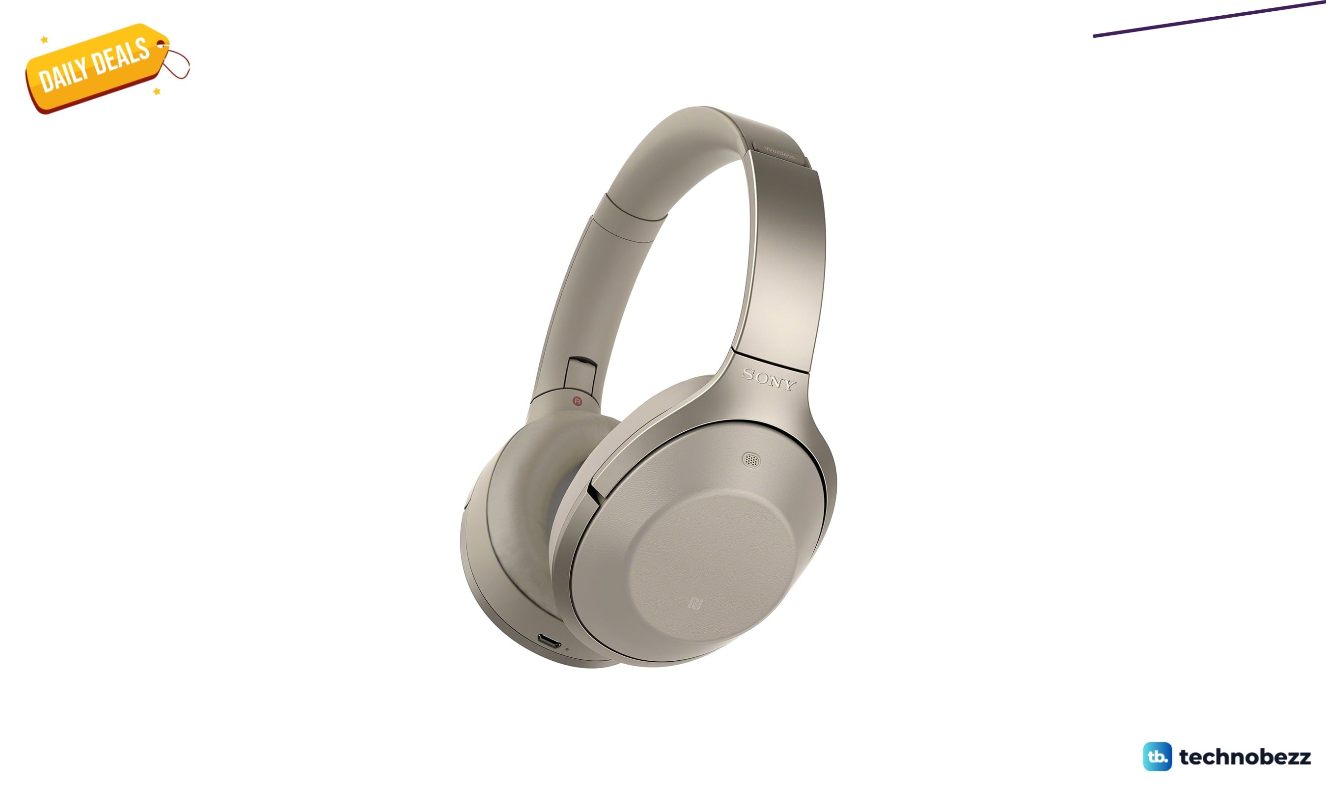 Sony Noise Cancelling Bluetooth Headphone Grey Beige price drops to $295.07