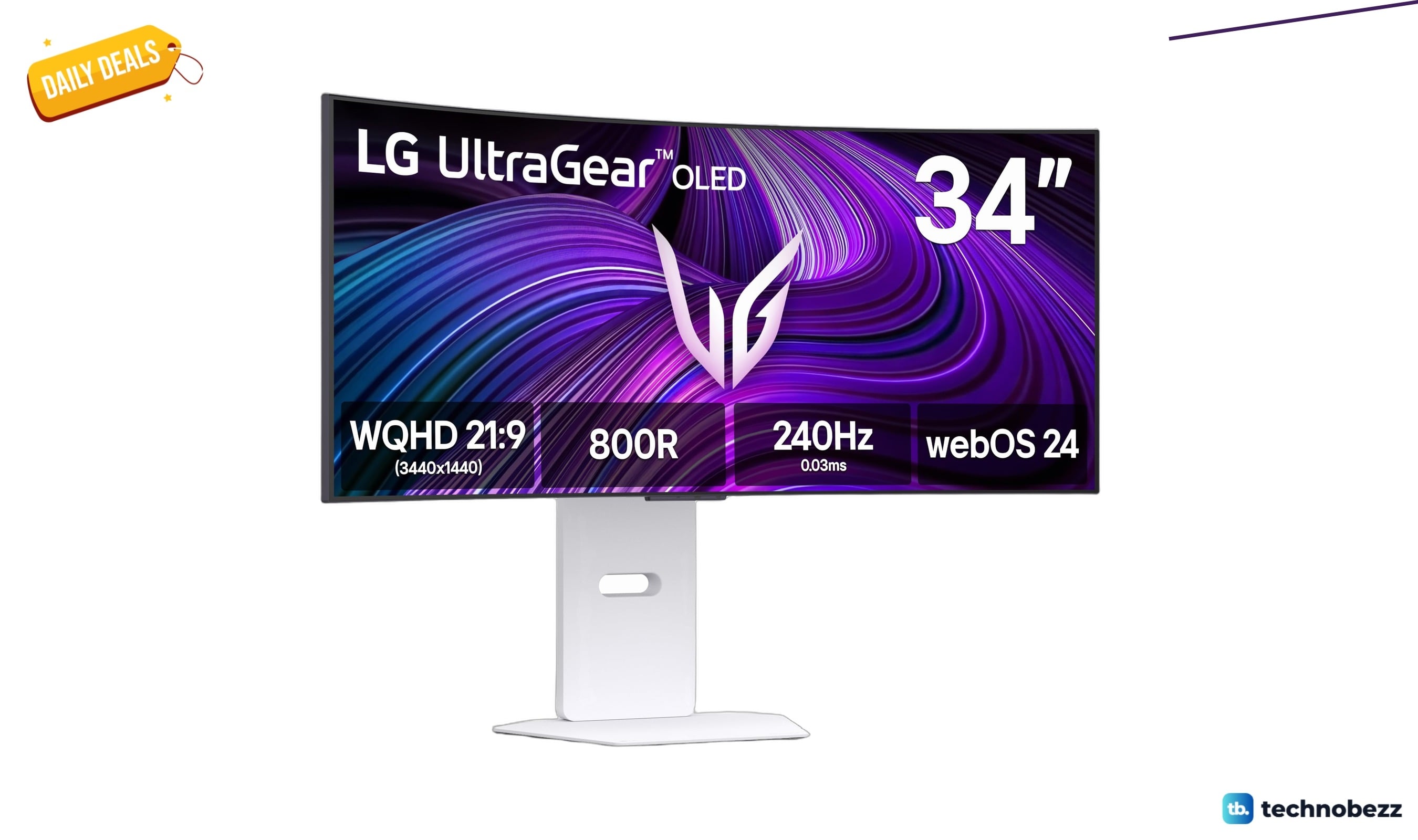 LG 34GX90SA-W Ultragear WQHD OLED Curved Gaming falls to $699