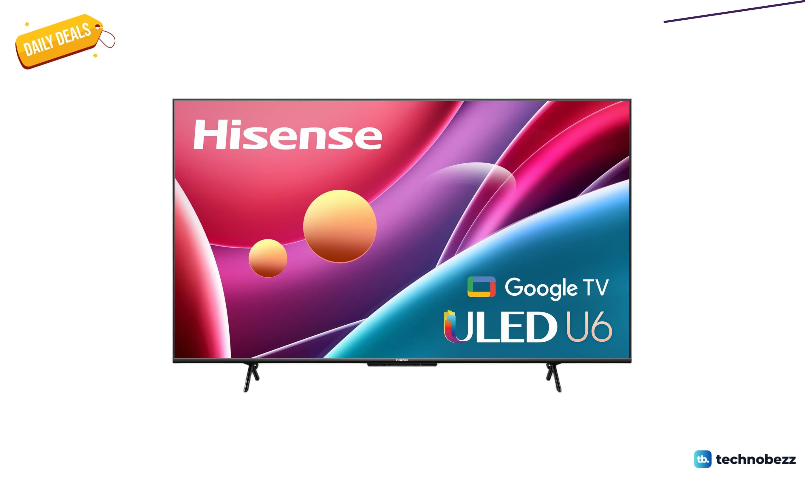 Hisense 65U6H QLED TV falls to $592.98 on Amazon