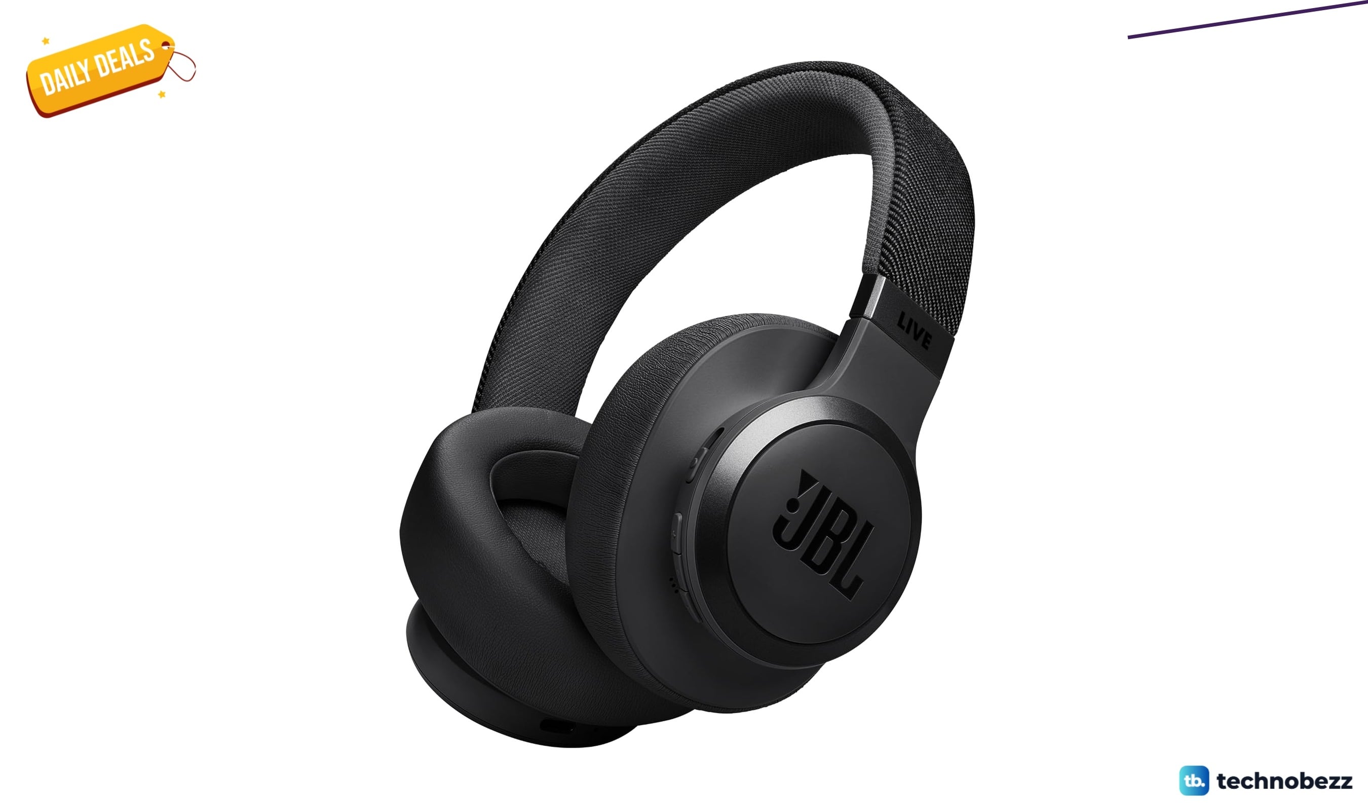 JBL Live 770NC Wireless Over-Ear Headphones marked down to $99.95 for Prime Big Deal Days