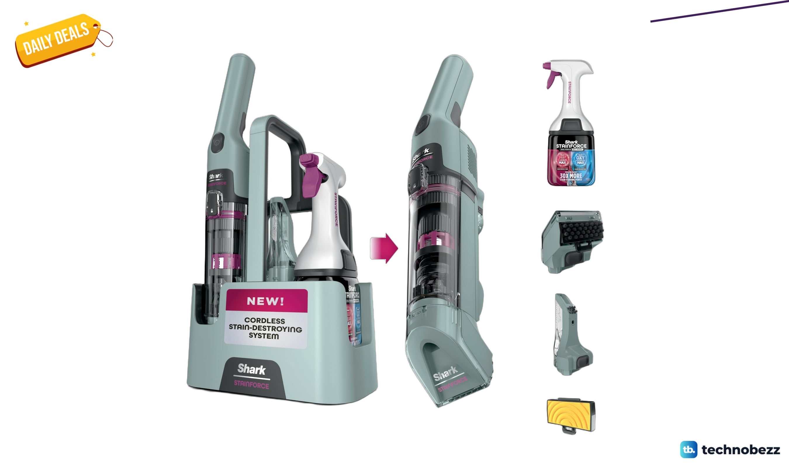 Shark StainForce Cordless Portable Spot Cleaner drops to $149.99 on Amazon