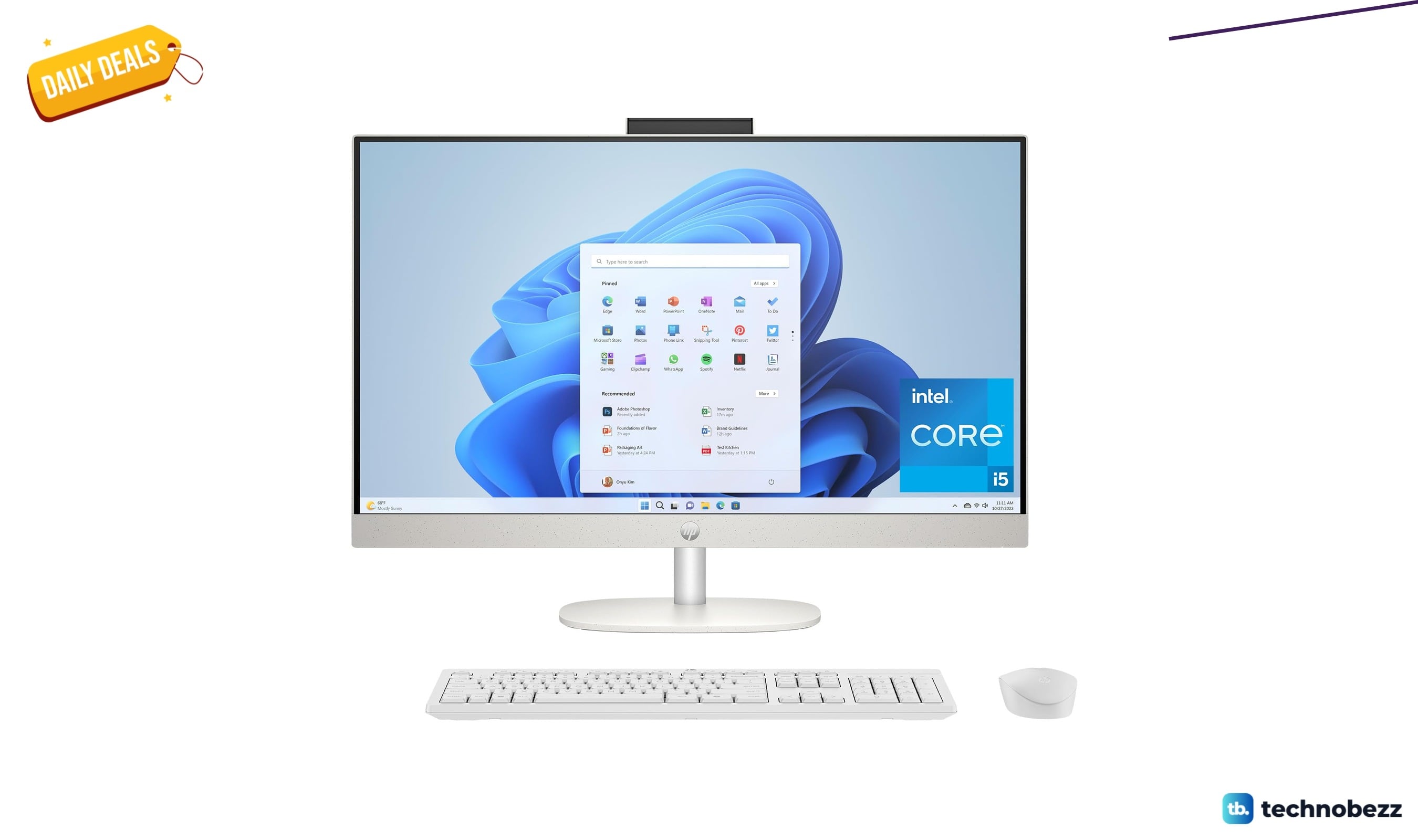 HP 27 All-in-One Desktop PC with FHD Touchscreen drops to $1015.27