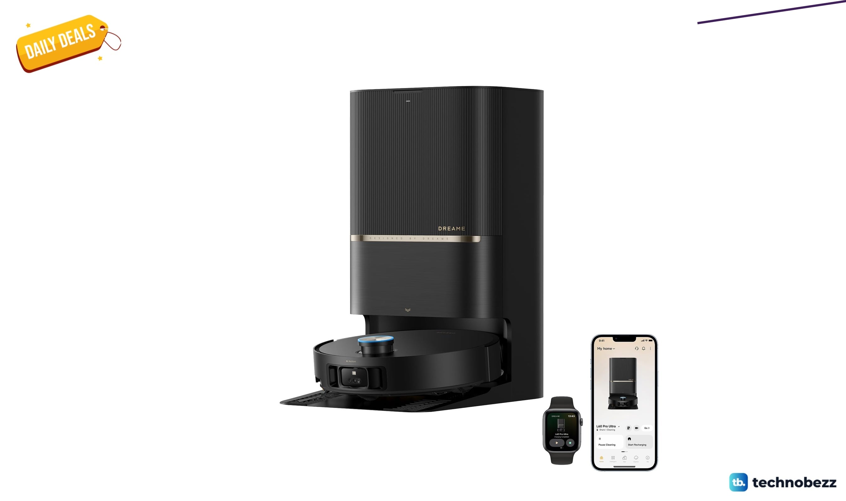 DREAME L60 Pro Ultra Robot Vacuum Mop drops to $1174.99 in Amazon Prime Day sale