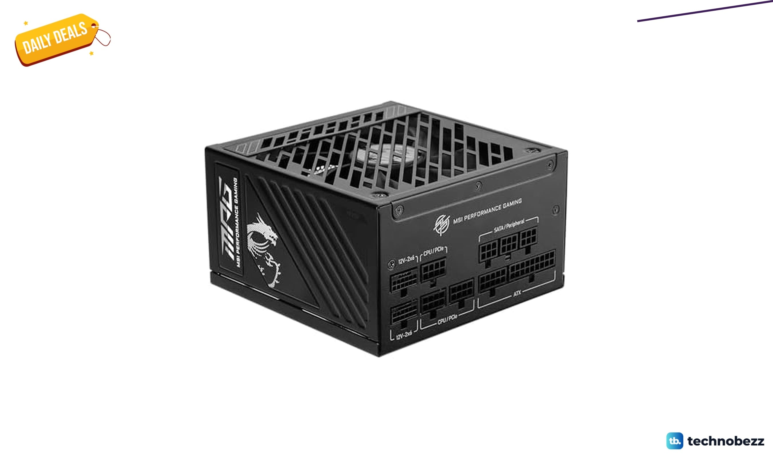 Woot offers the MSI MPG A1250GS PCIE5 II fully modular PSU for $119.99