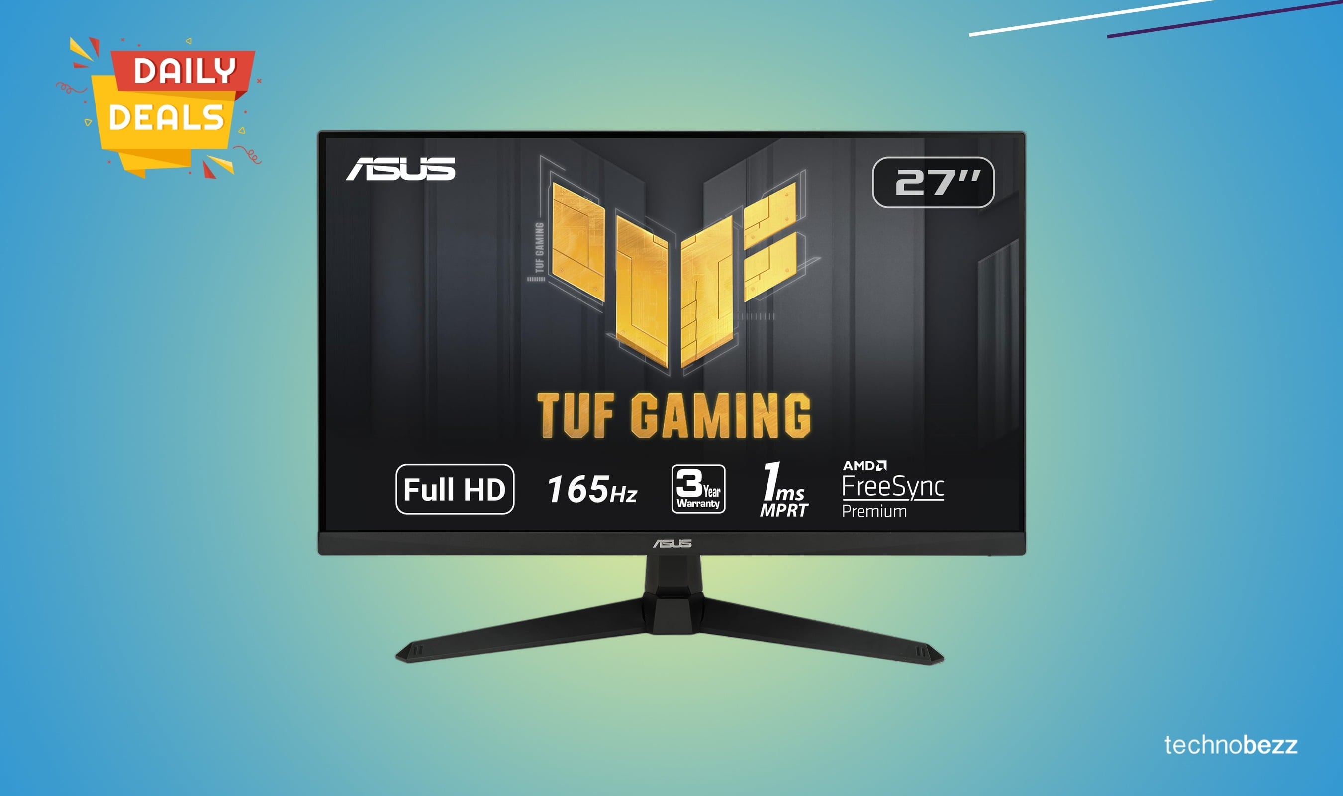 ASUS TUF Gaming 27 monitor drops to $149 on Amazon
