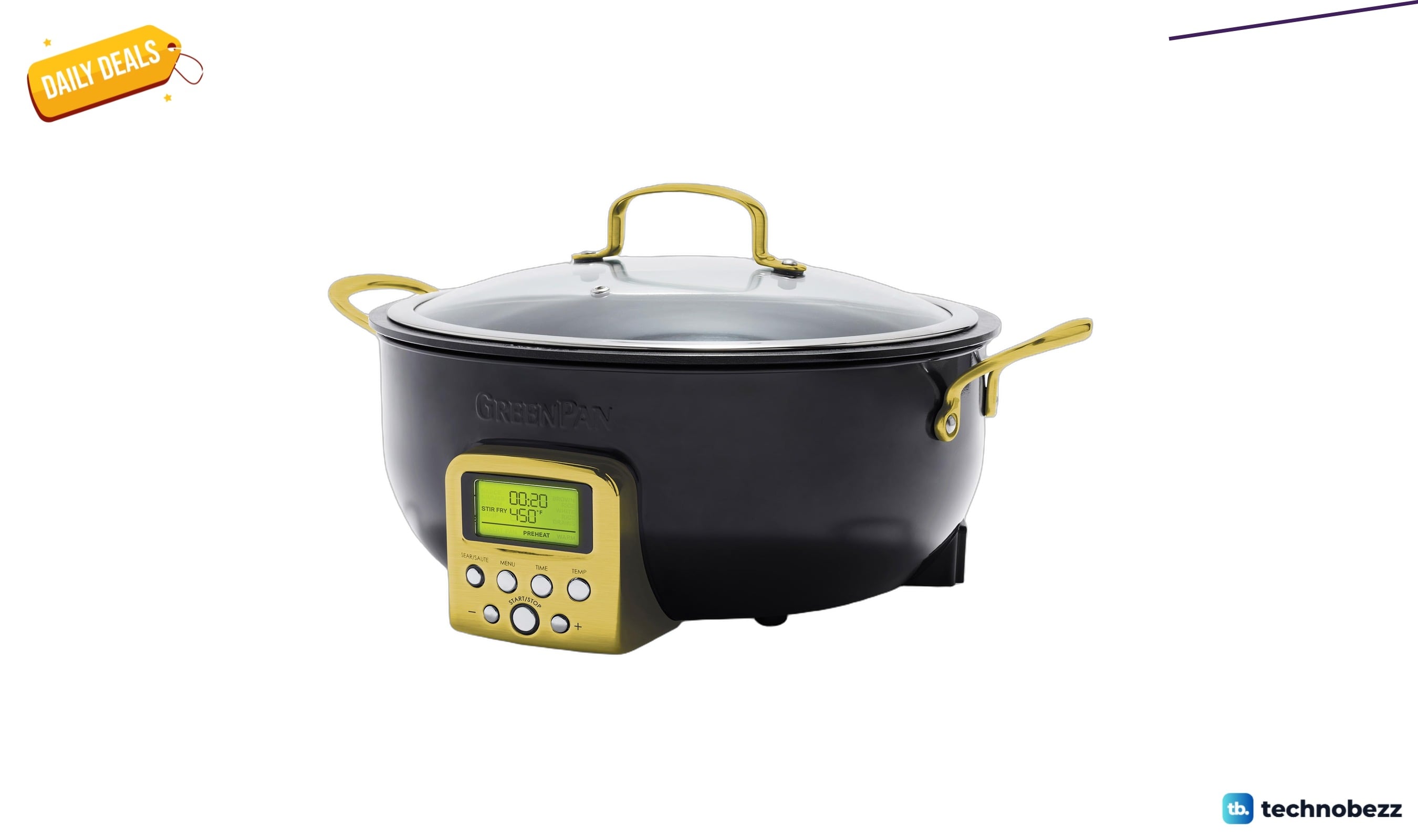 GreenPan Elite Essential Smart Electric 6QT Skillet drops to $207.03