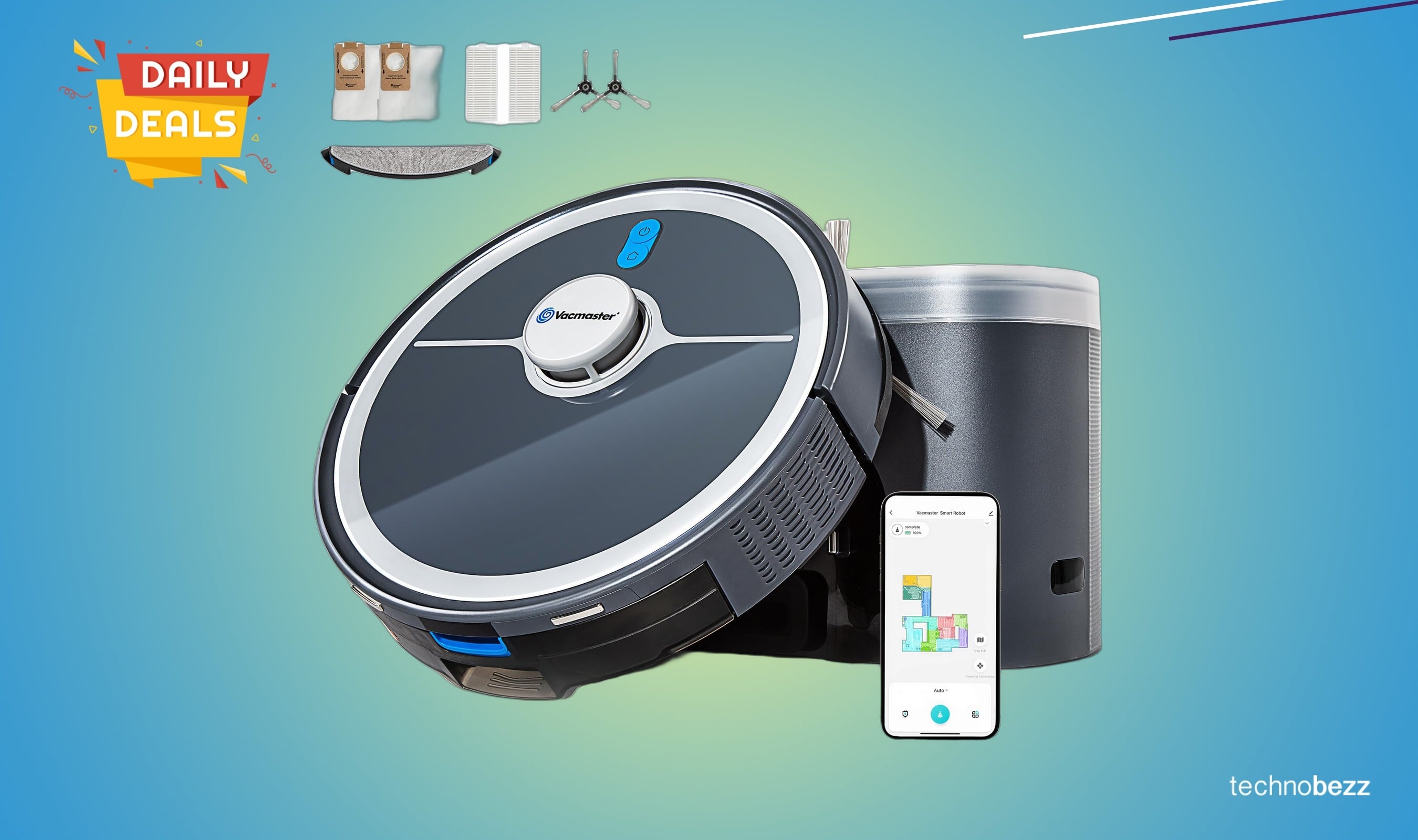 Vacmaster V10i robot vacuum mop combo drops to $172.90