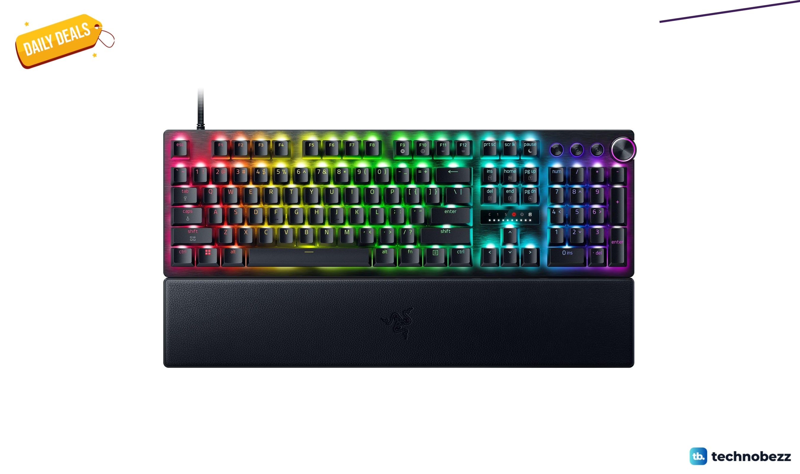 Razer Huntsman V3 Pro 8KHz Esports Gaming Keyboard marked down to $180.49 for Prime Big Deal Days