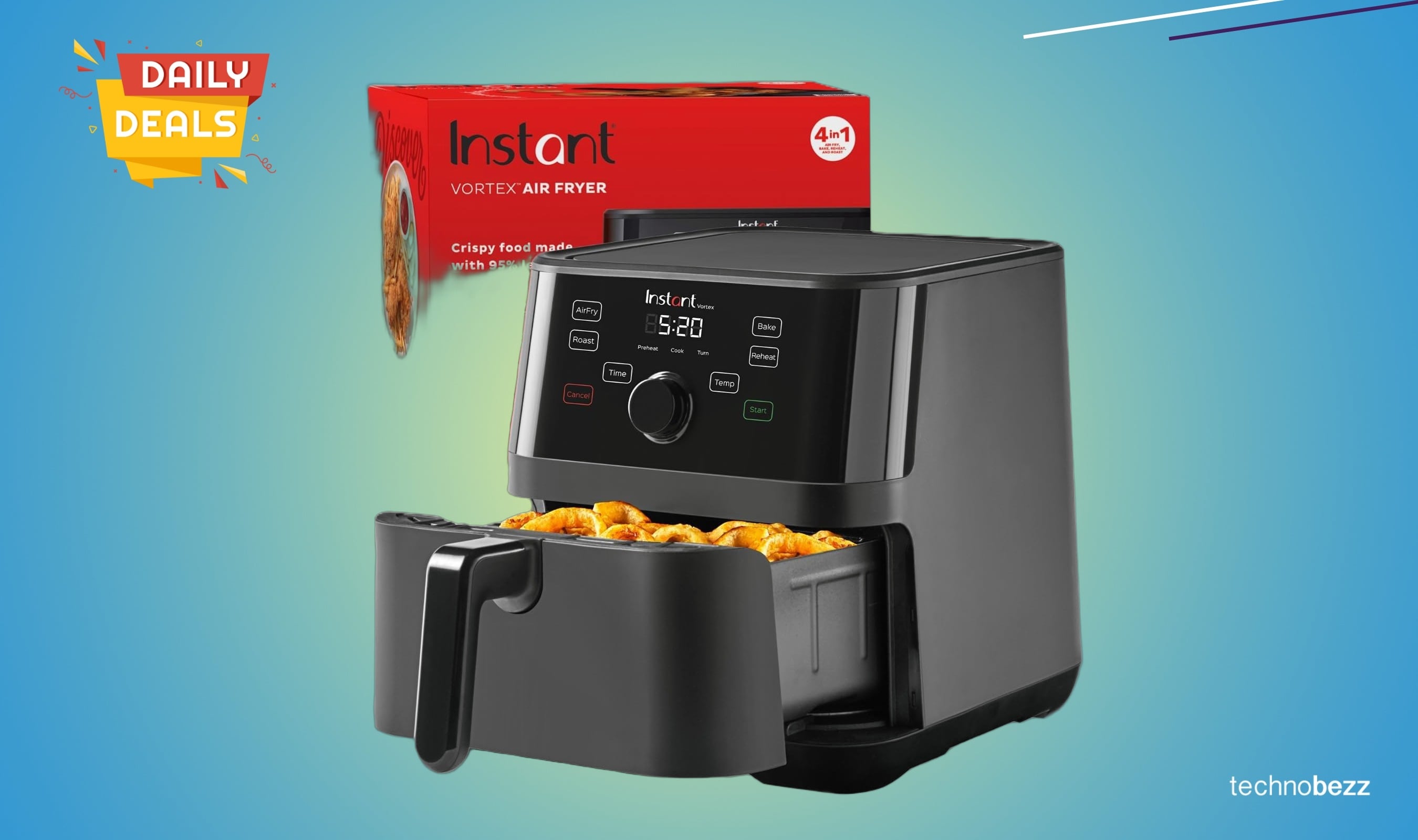 Instant Pot Vortex 5.7QT Air Fryer price drops to $80.38