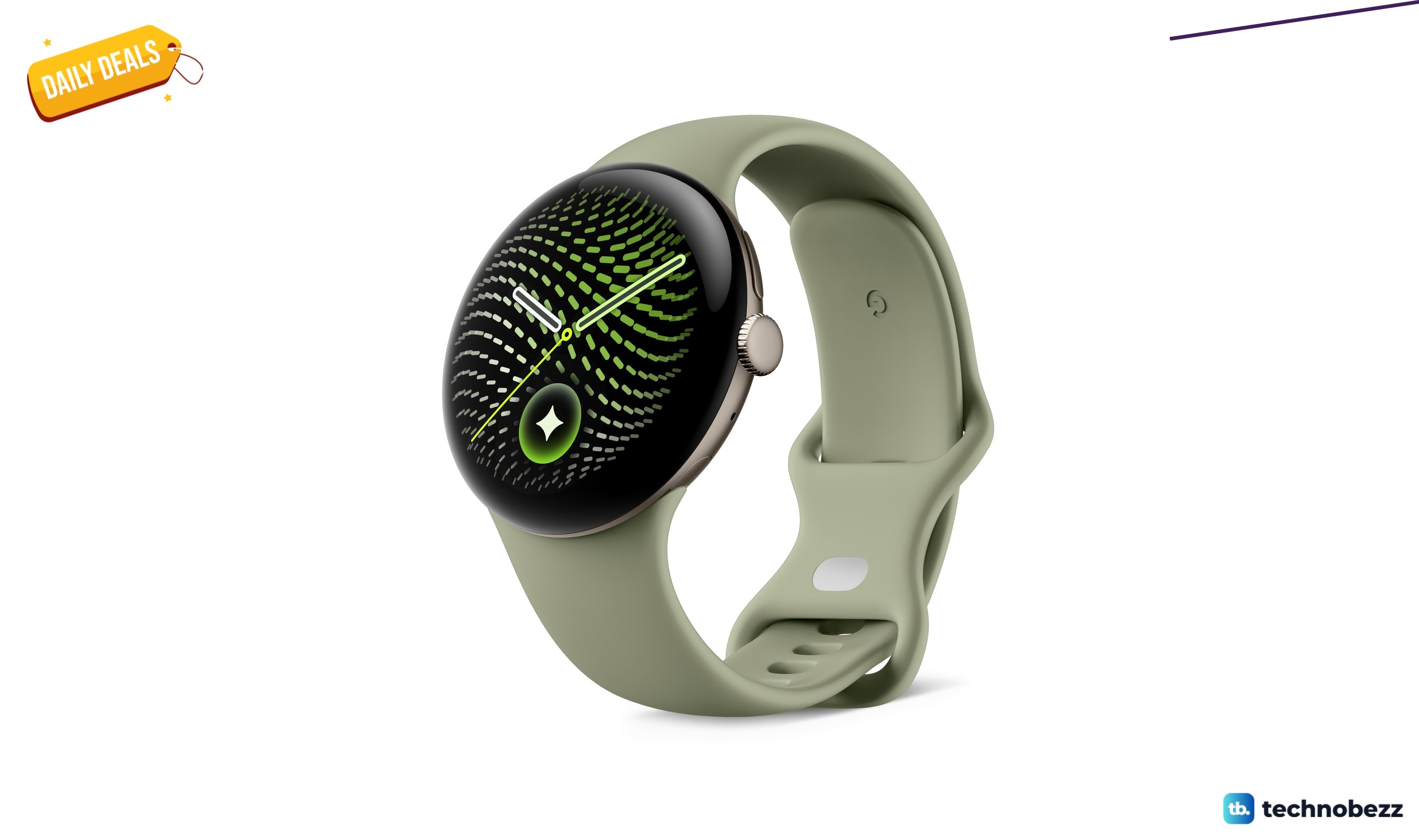 Google Pixel Watch 5 Android Smartwatch Olive sees price cut to $459.99
