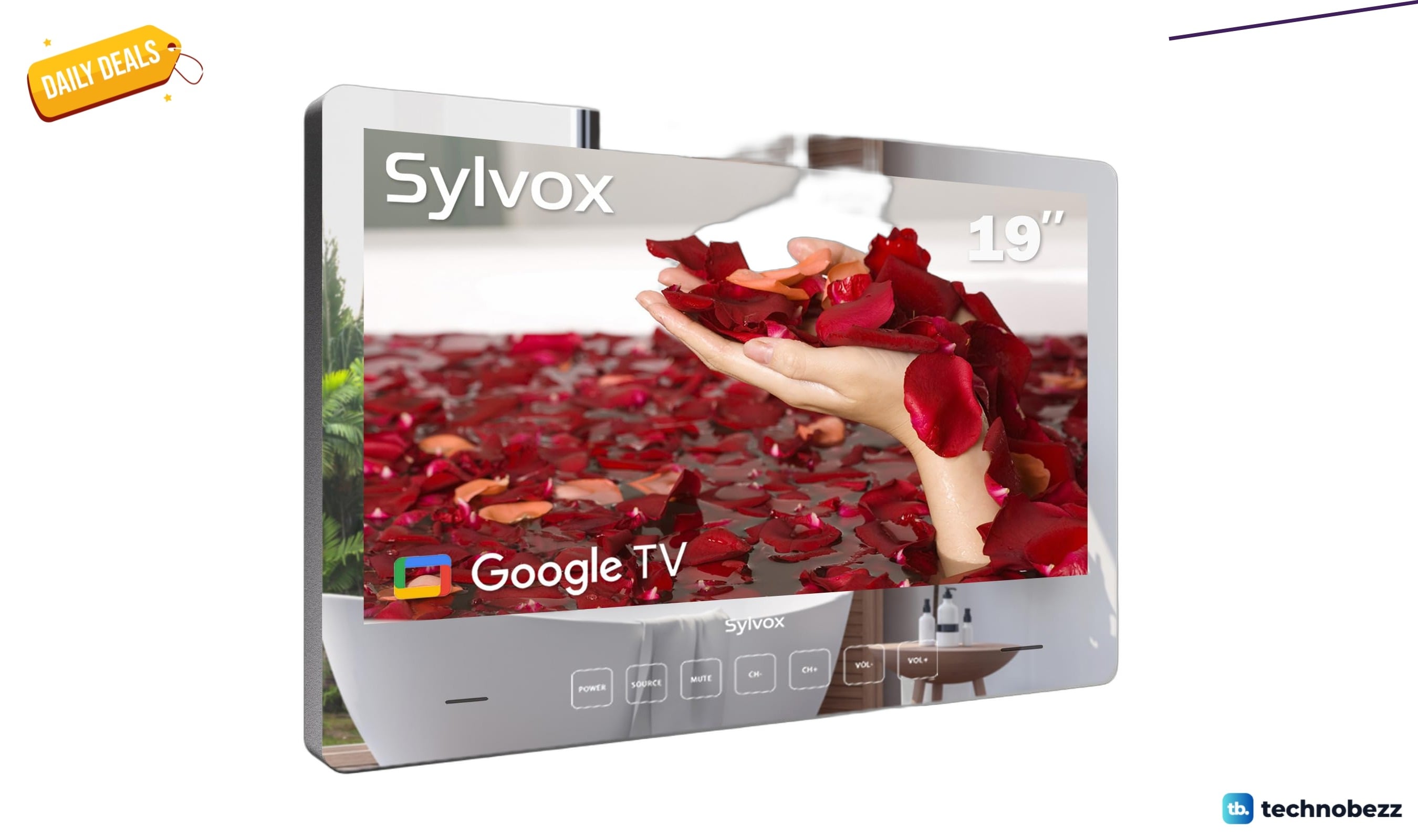 SYLVOX 19-inch Smart TV Bathroom Magic Mirror drops to $499