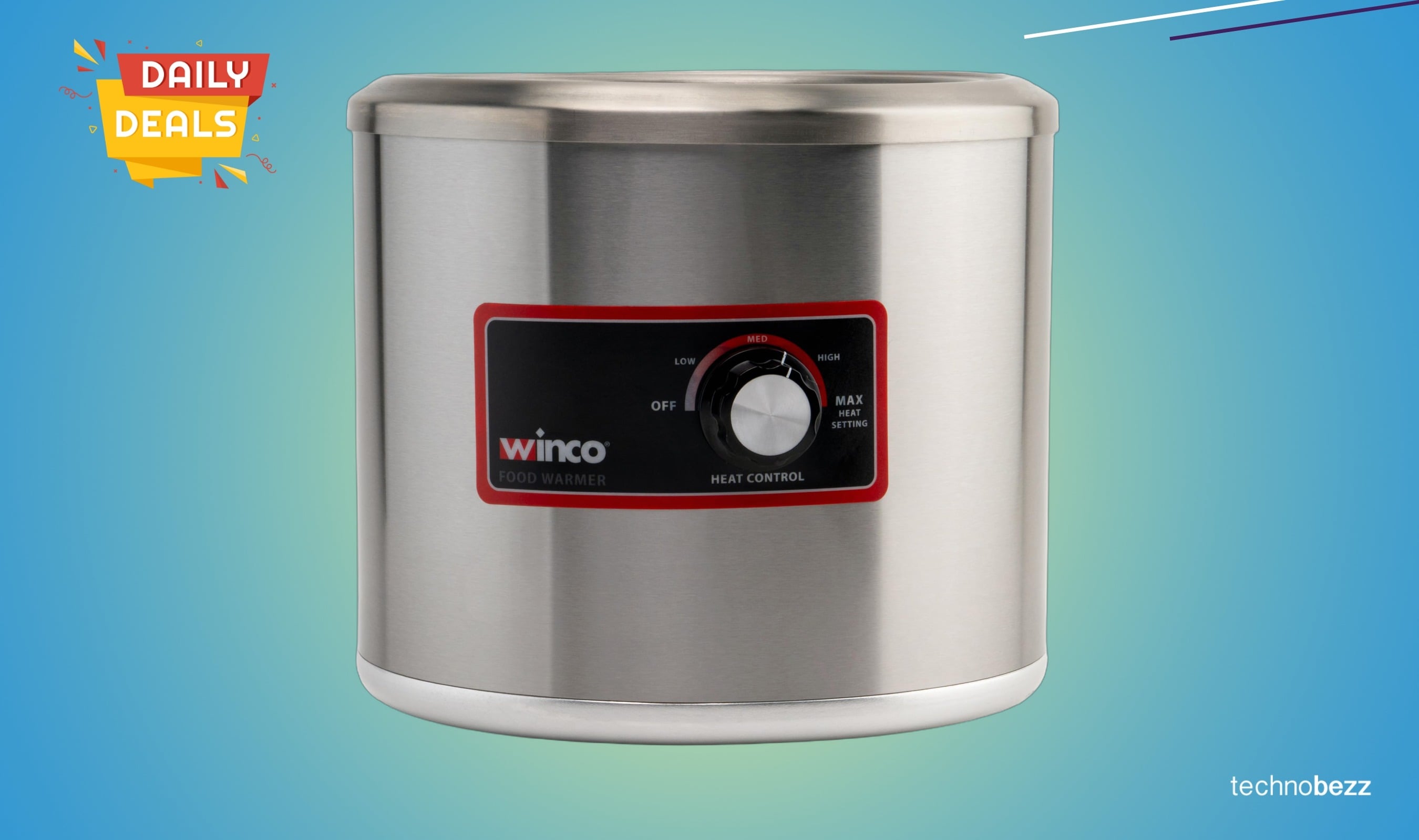 Winco Electric Round Food Warmer Cooker drops to $131.33 on Amazon