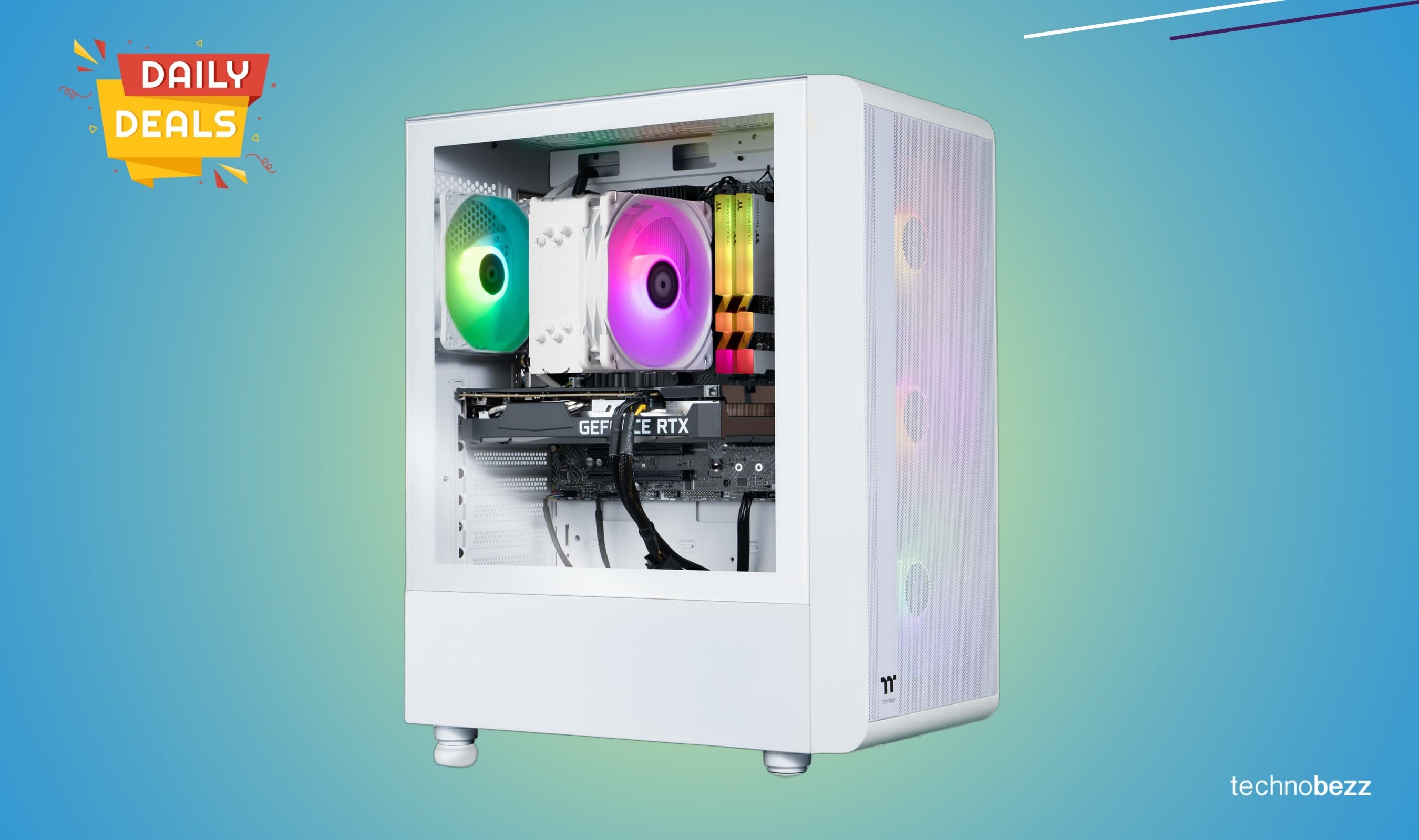 Thermaltake LCGS Quartz i1460 Gaming Desktop drops to a new low of $999.99