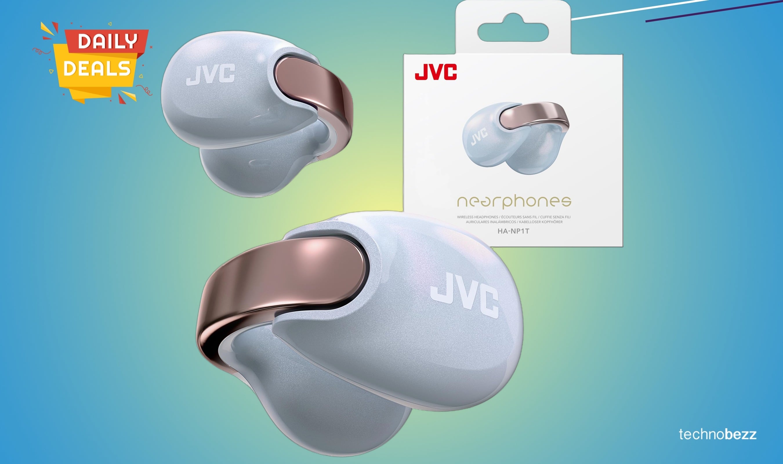 JVC Nearphones Pearl Earcuff True Wireless drops to $117.41